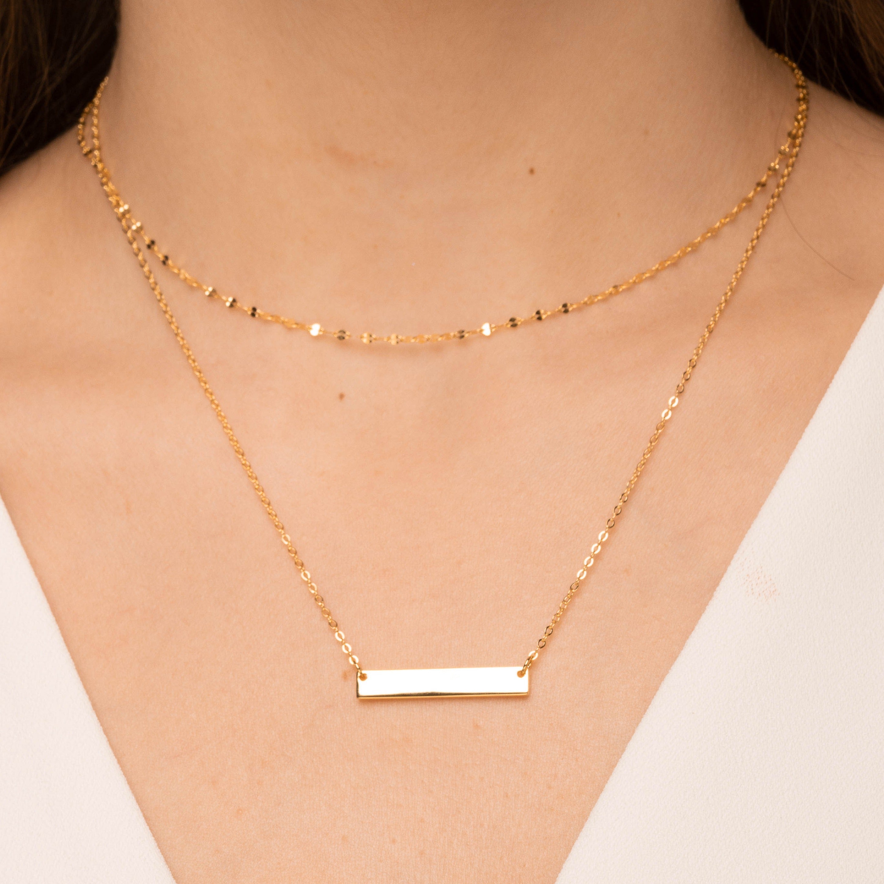 Bar Necklace - Camile & Stone