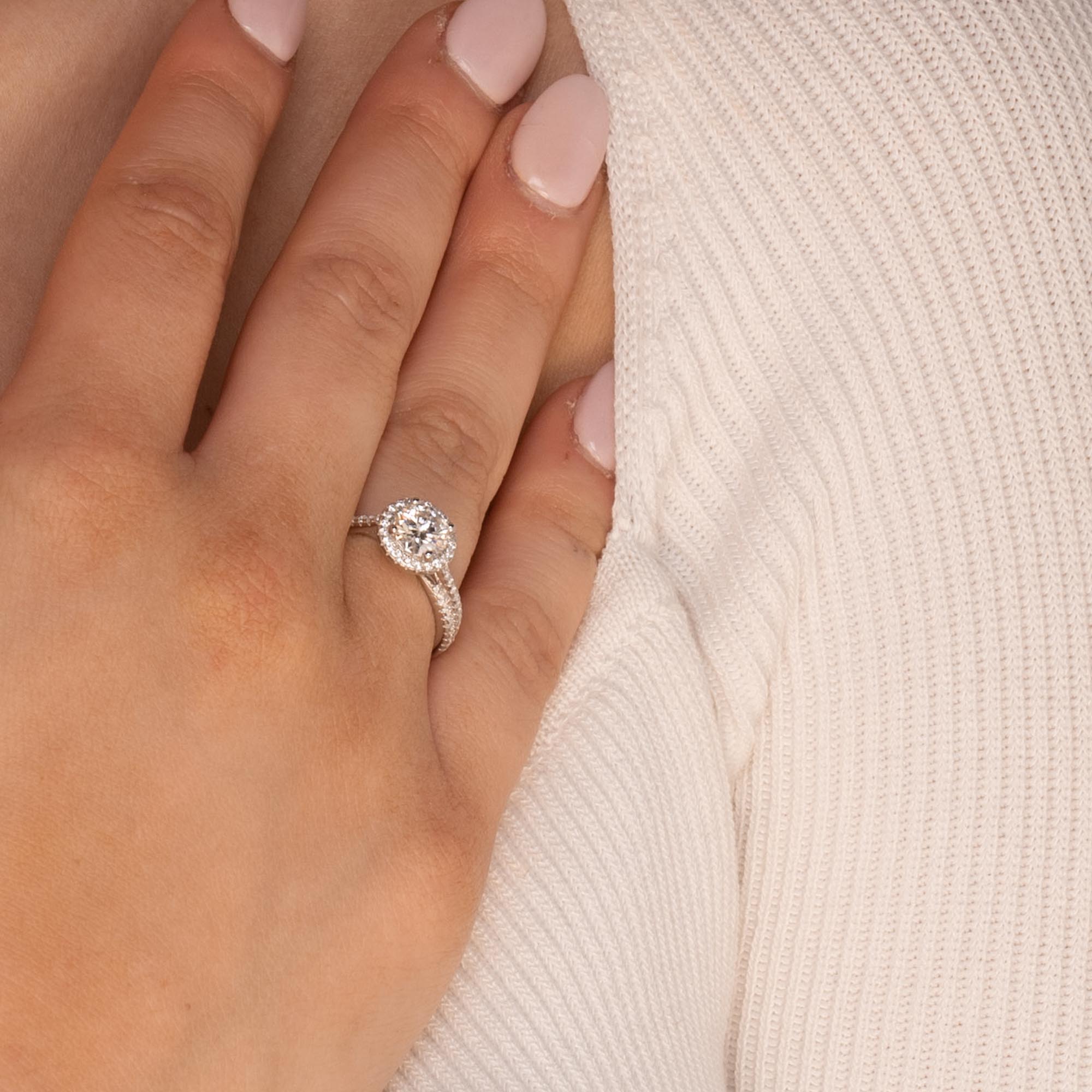 1 ct The Addison Moissanite Diamond Ring - Camile & Stone