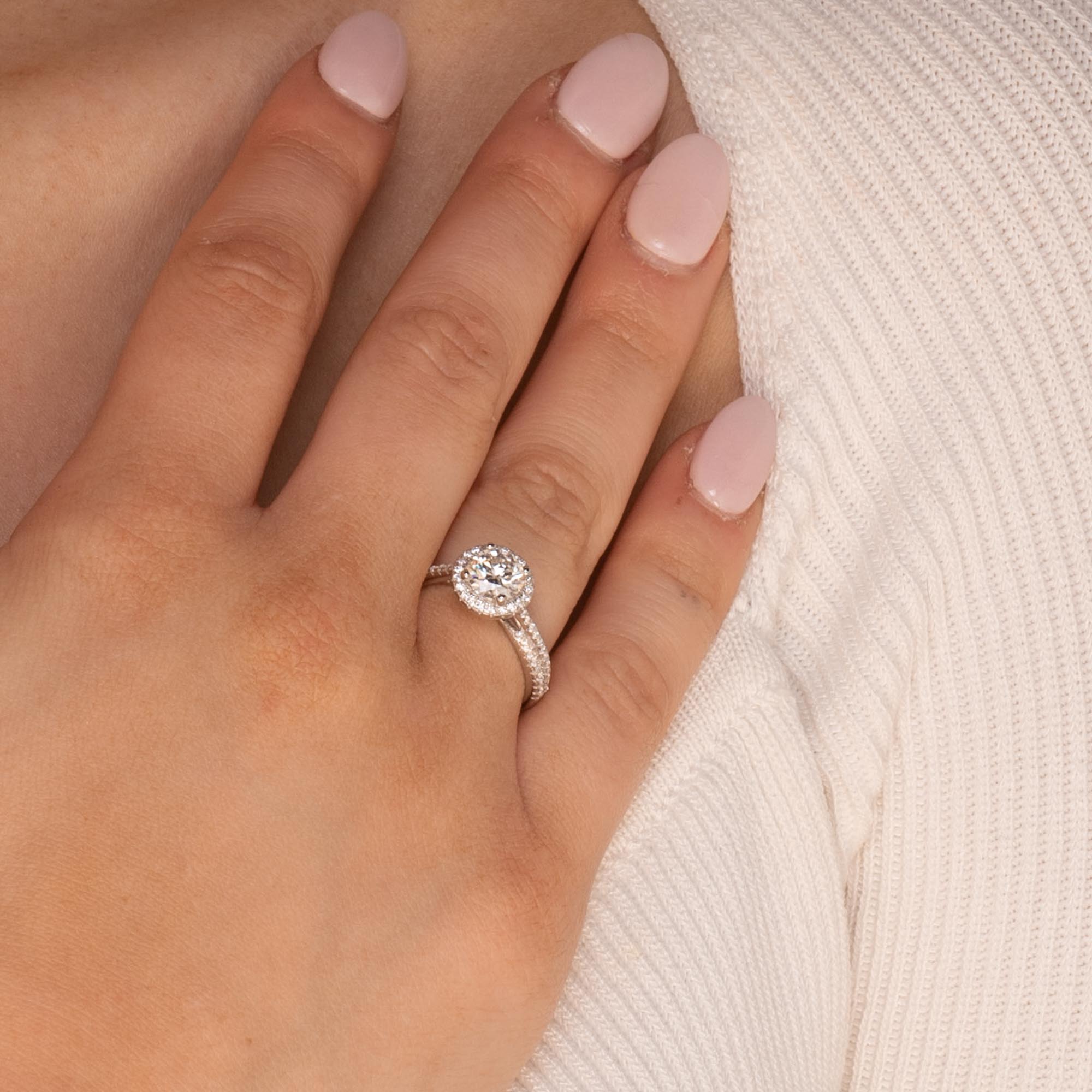 1 ct The Addison Moissanite Diamond Ring - Camile & Stone