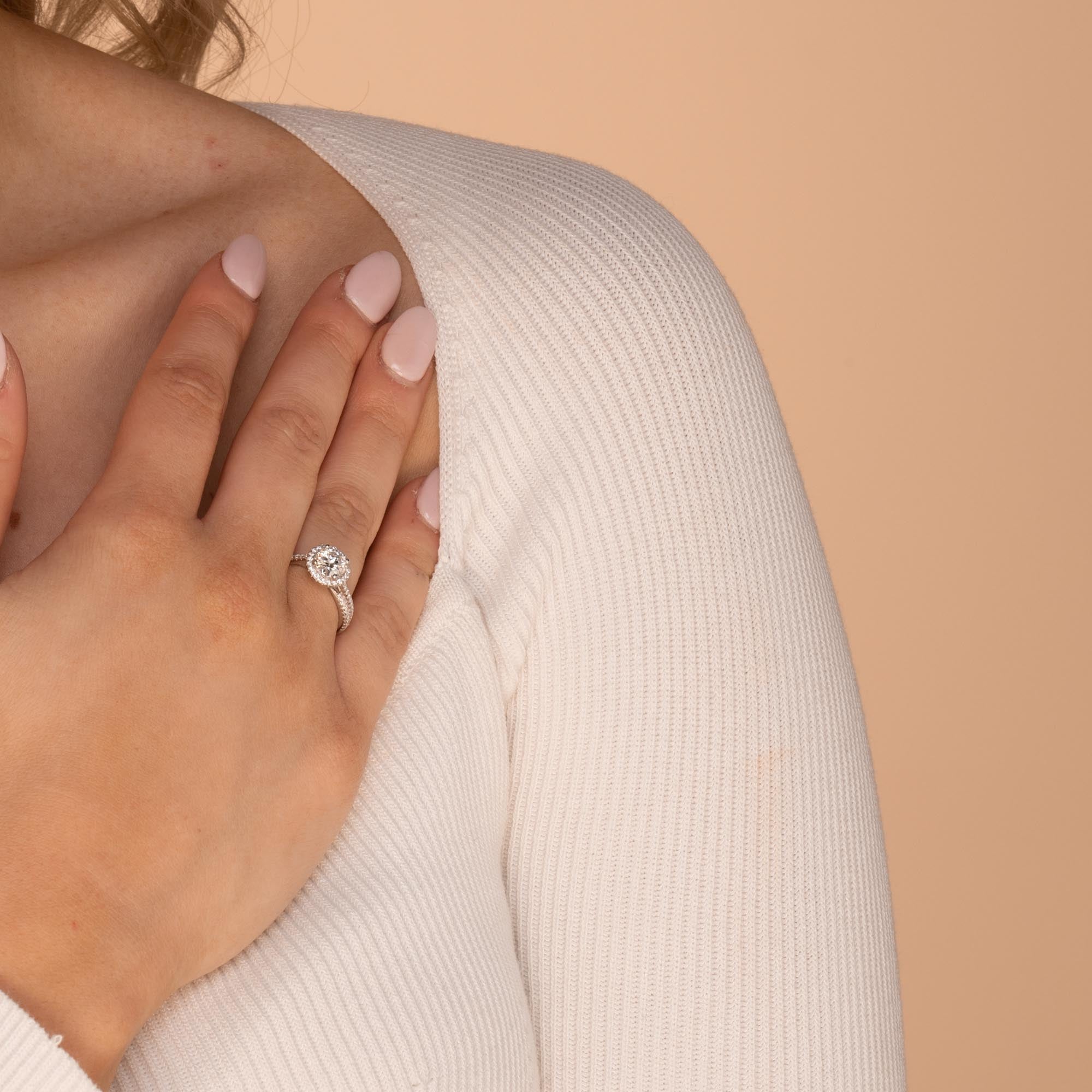 1 ct The Addison Moissanite Diamond Ring - Camile & Stone