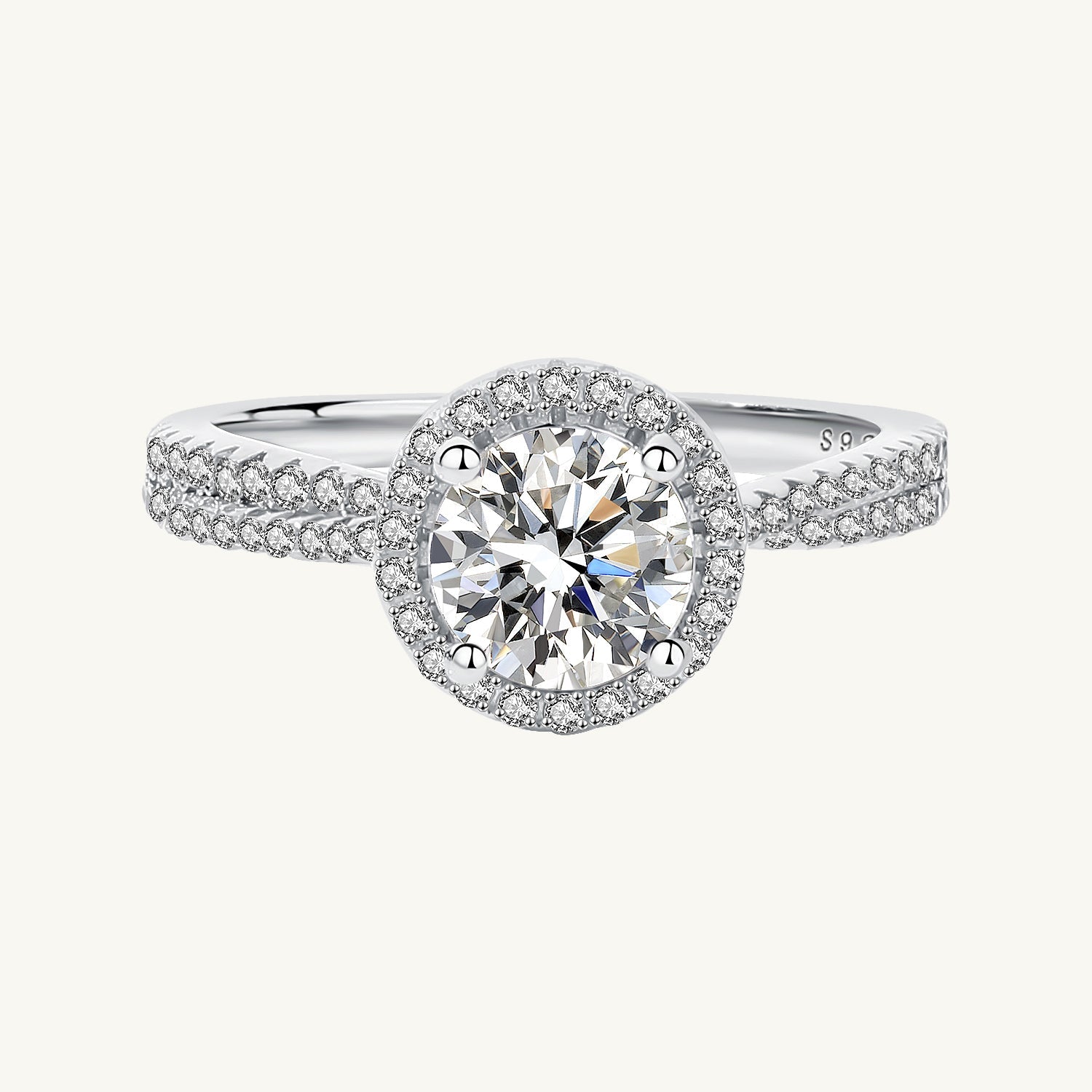 1 ct The Addison Moissanite Diamond Ring - Camile & Stone