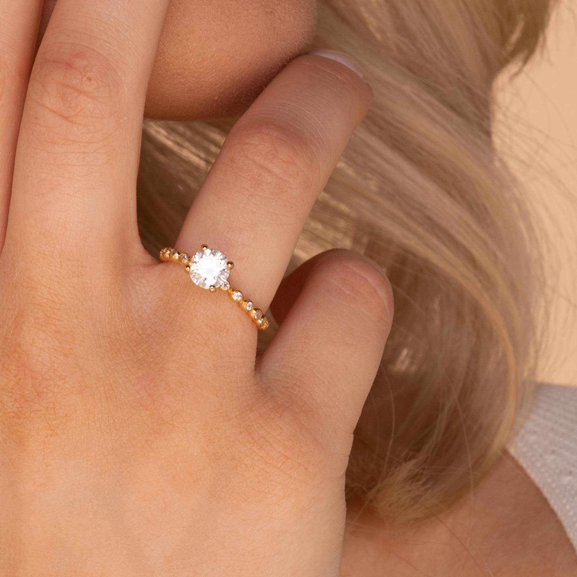 1 ct The Emilia Moissanite Diamond Engagement Ring - Camile & Stone