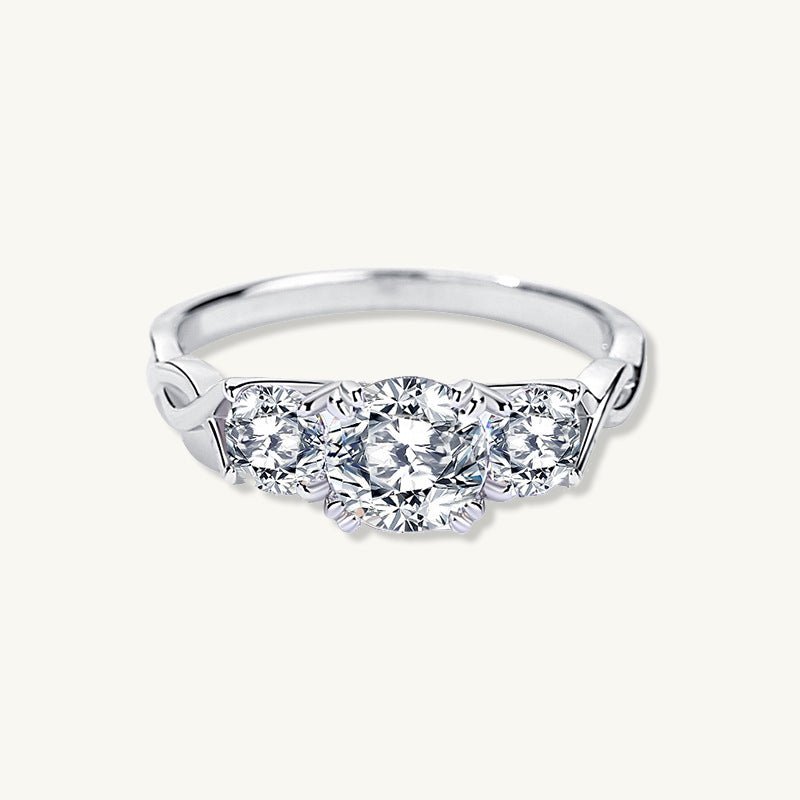 1.0 ct The Aubrey Moissanite Diamond Ring - Camile & Stone