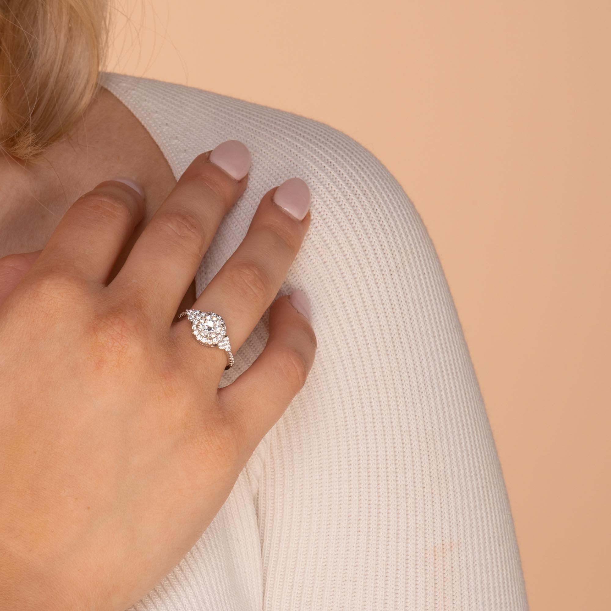 1.0 ct The Audrey Moissanite Diamond Ring - Camile & Stone