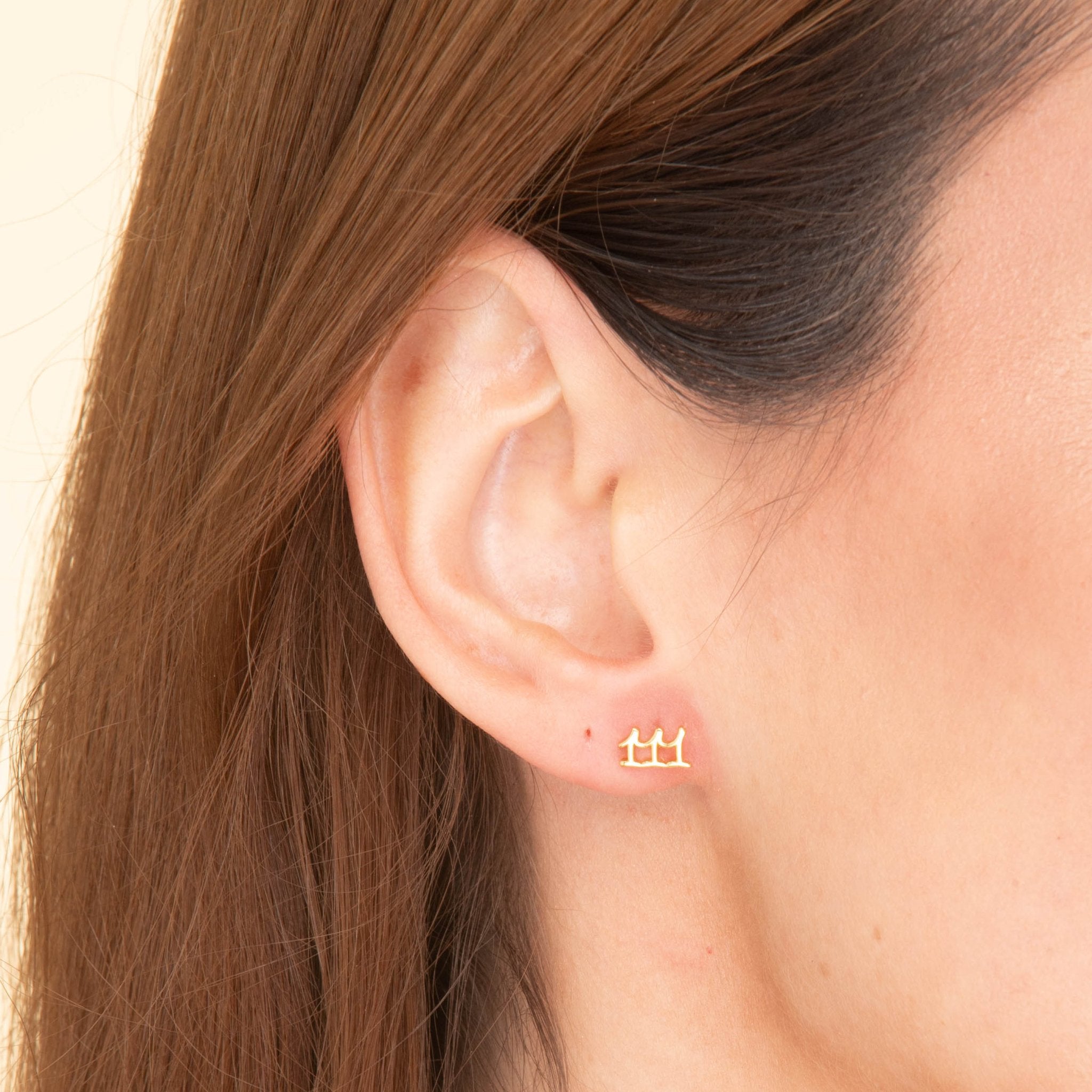 111 Angel Number Earrings - Camile & Stone