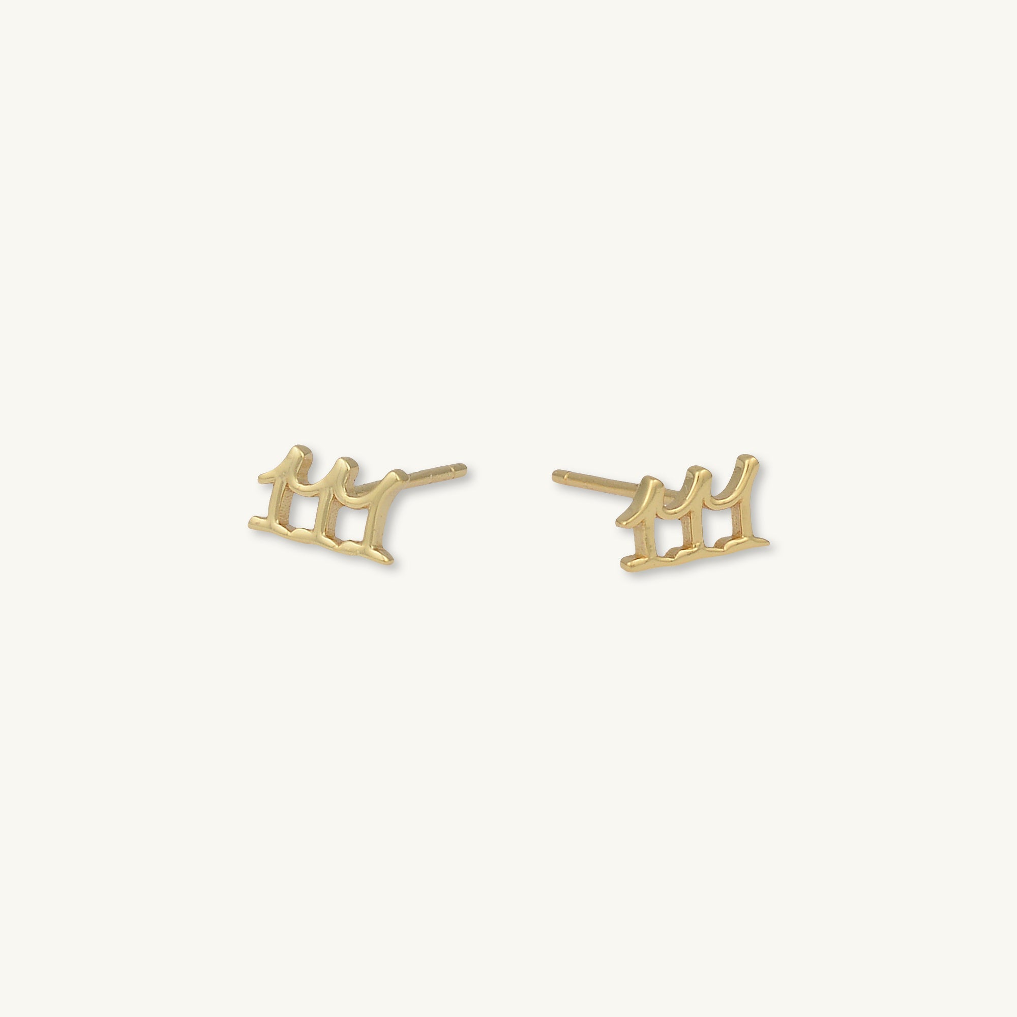 111 Angel Number Earrings - Camile & Stone