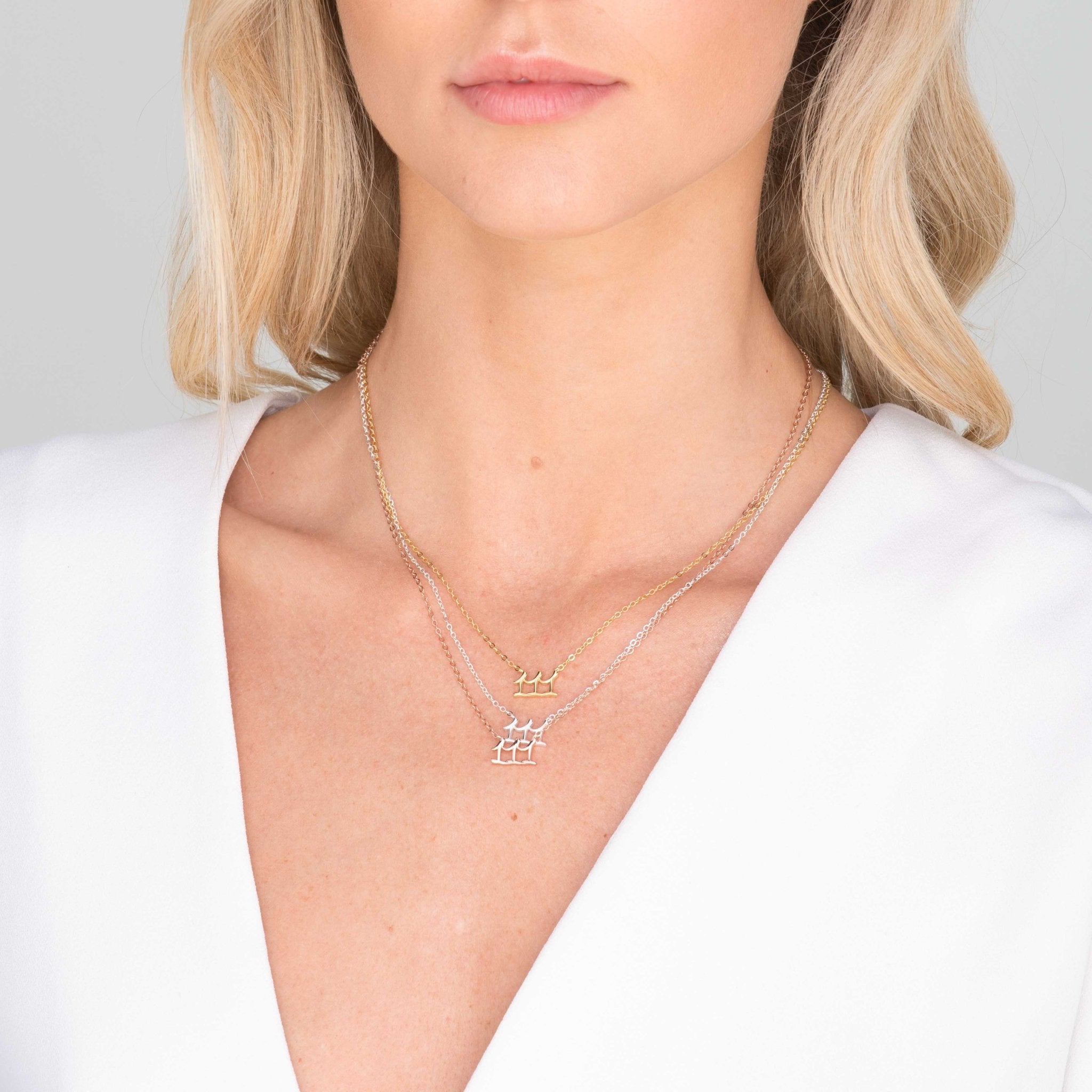 111 Angel Number Pendant Necklace - Camile & Stone