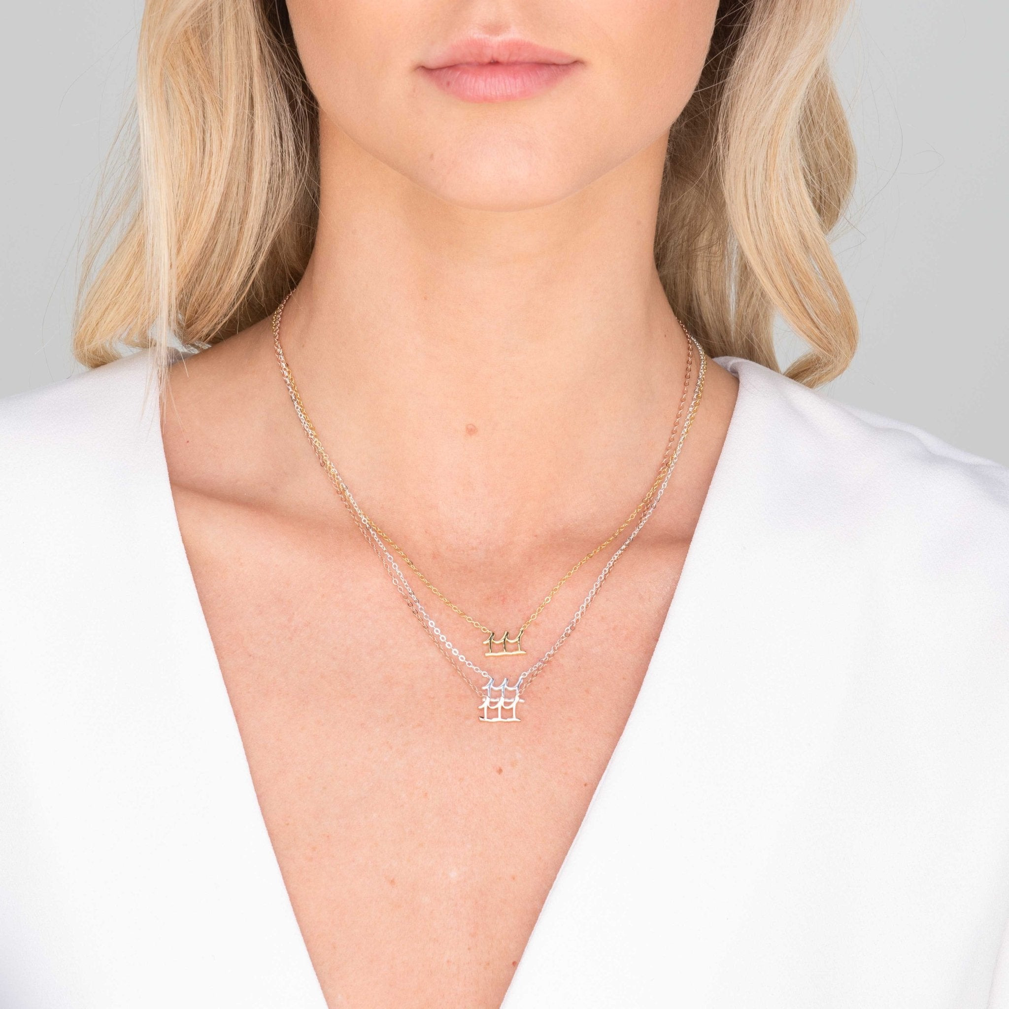 111 Angel Number Pendant Necklace - Camile & Stone