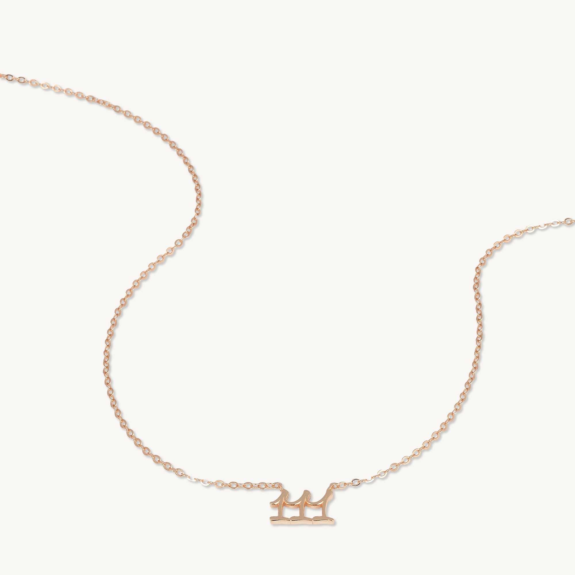 111 Angel Number Pendant Necklace - Camile & Stone