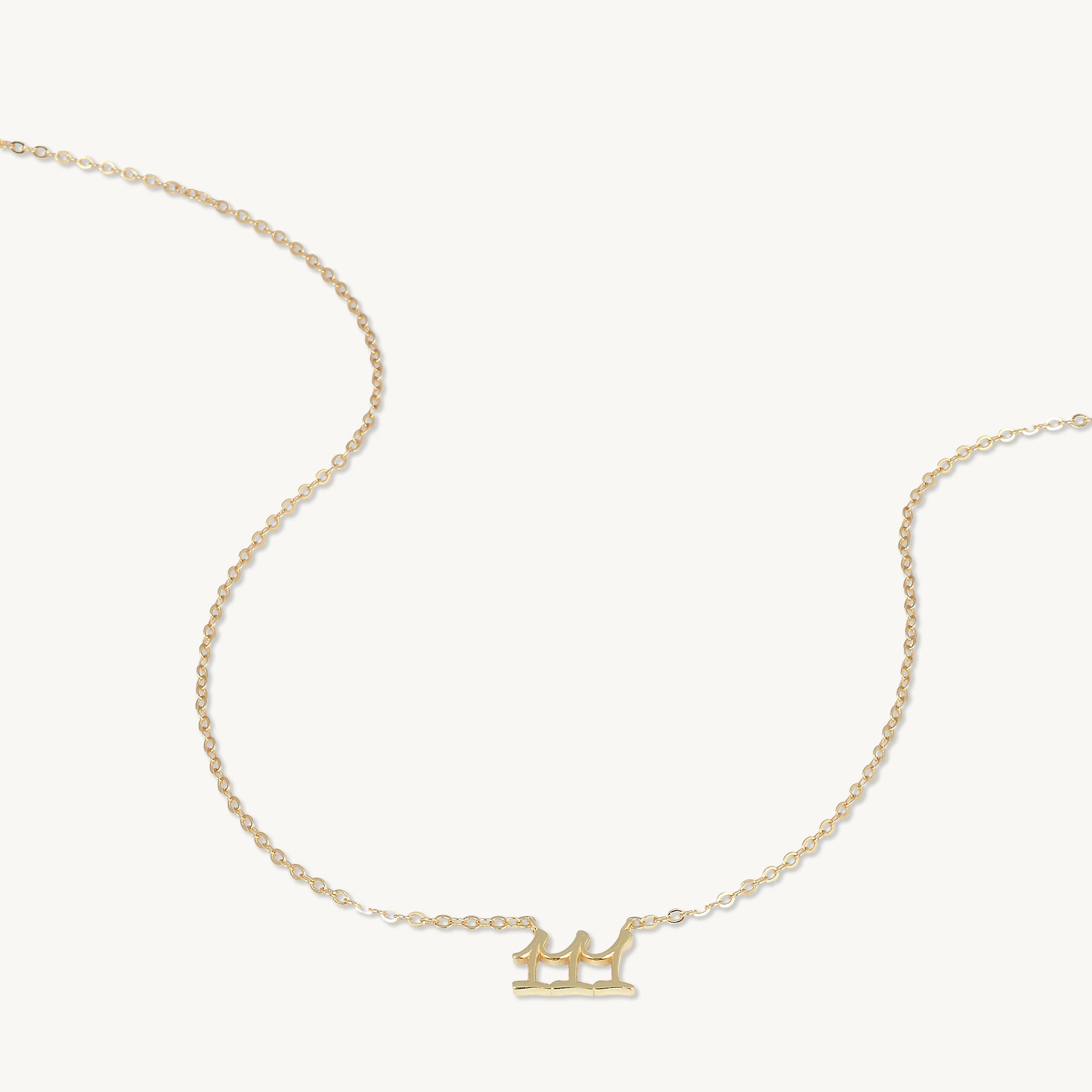 111 Angel Number Pendant Necklace - Camile & Stone