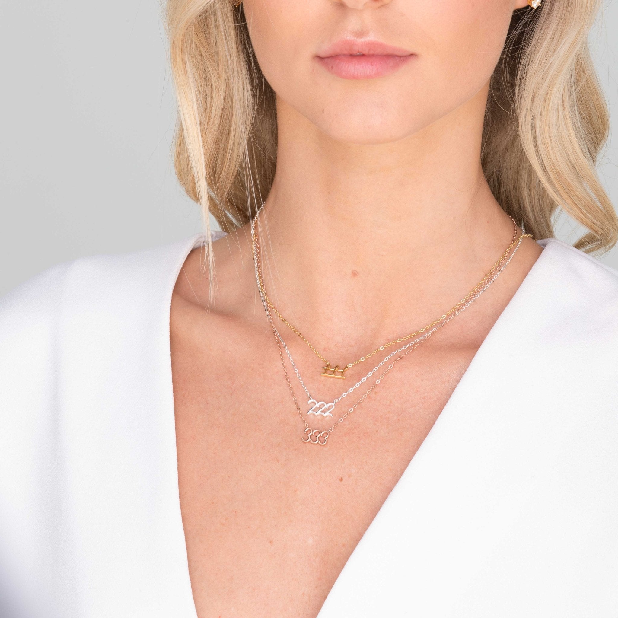 111 Angel Number Pendant Necklace - Camile & Stone