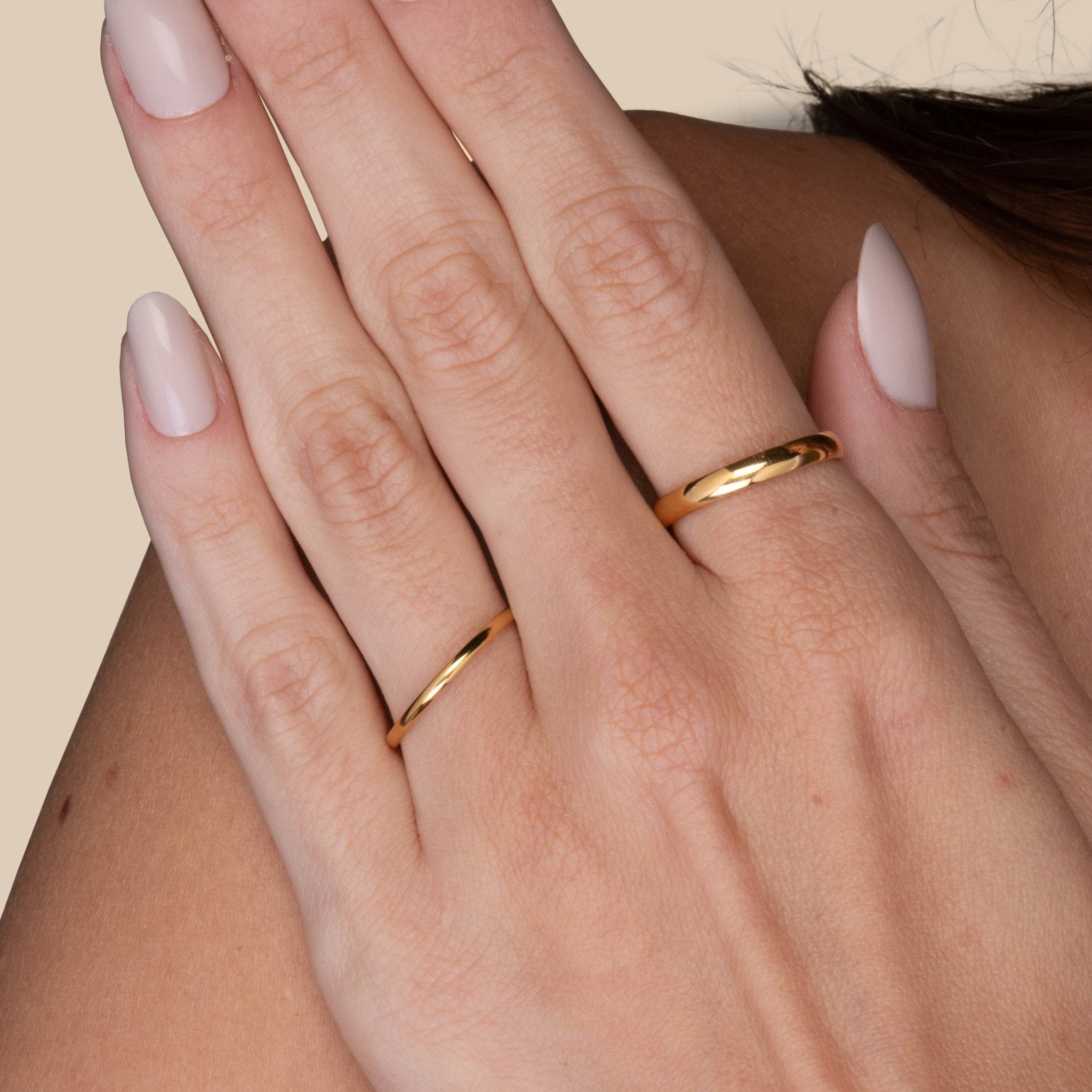 1.5mm Classic Stacker Ring - Camile & Stone