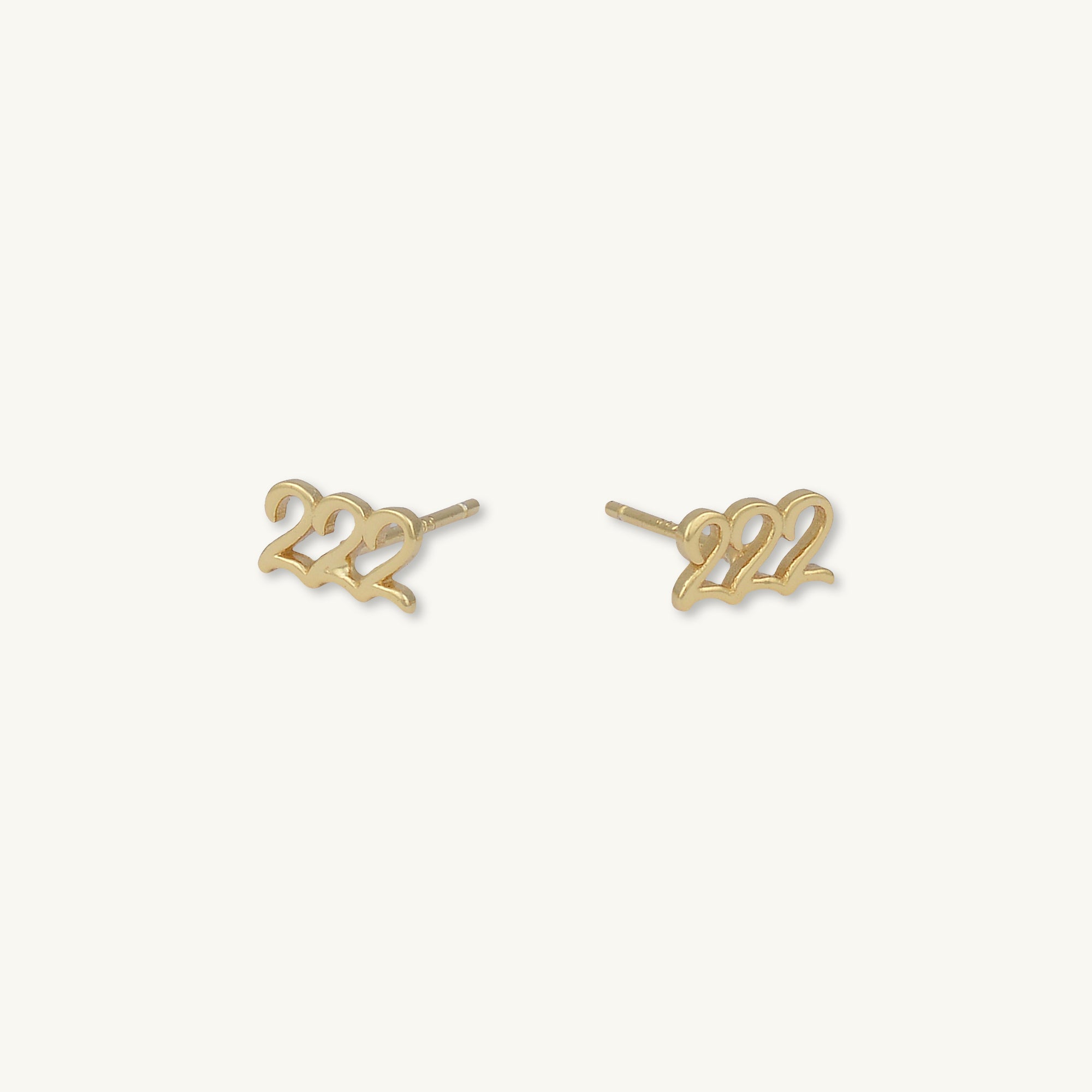 222 Angel Number Earrings - Camile & Stone