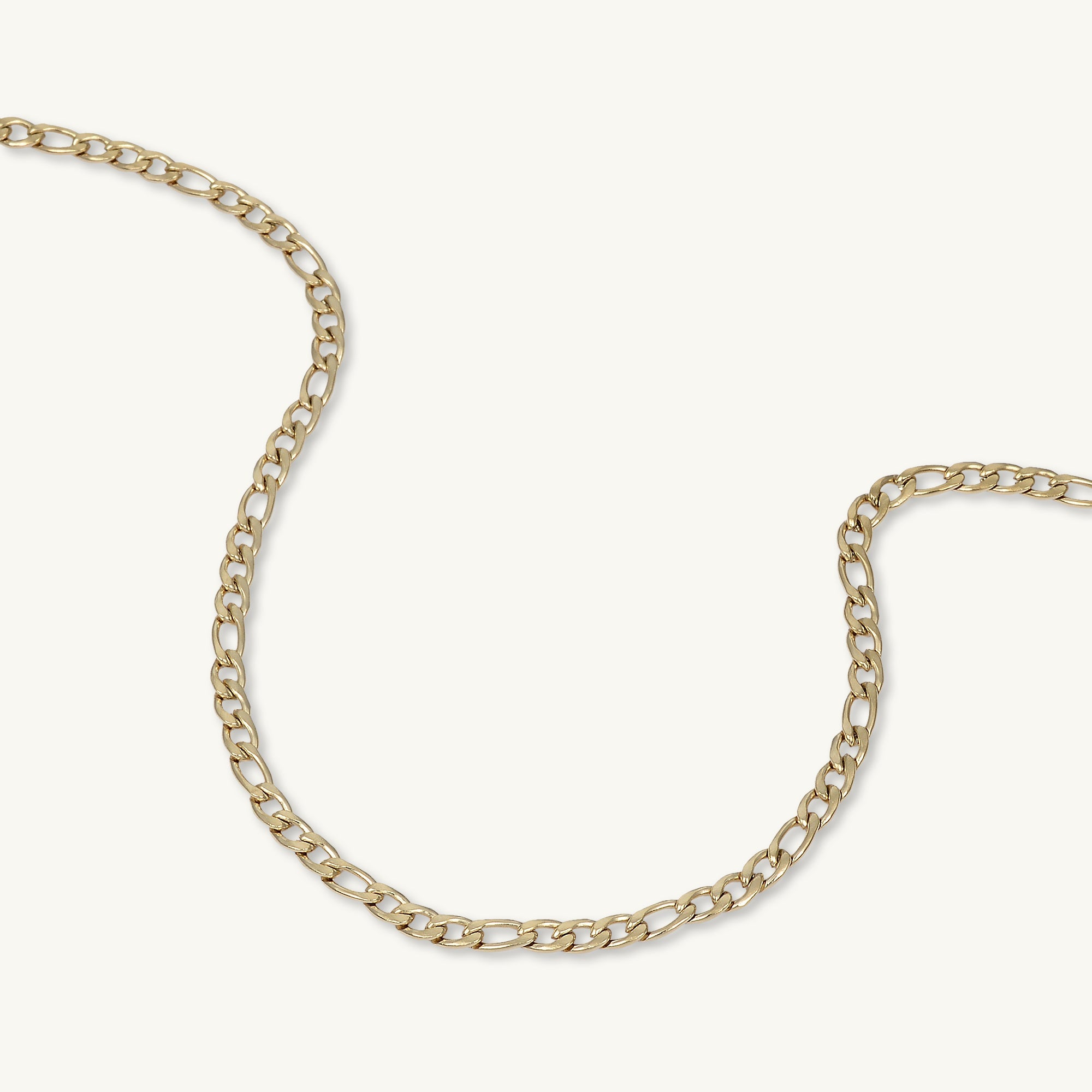 4mm Figaro Chain Necklace - Camile & Stone