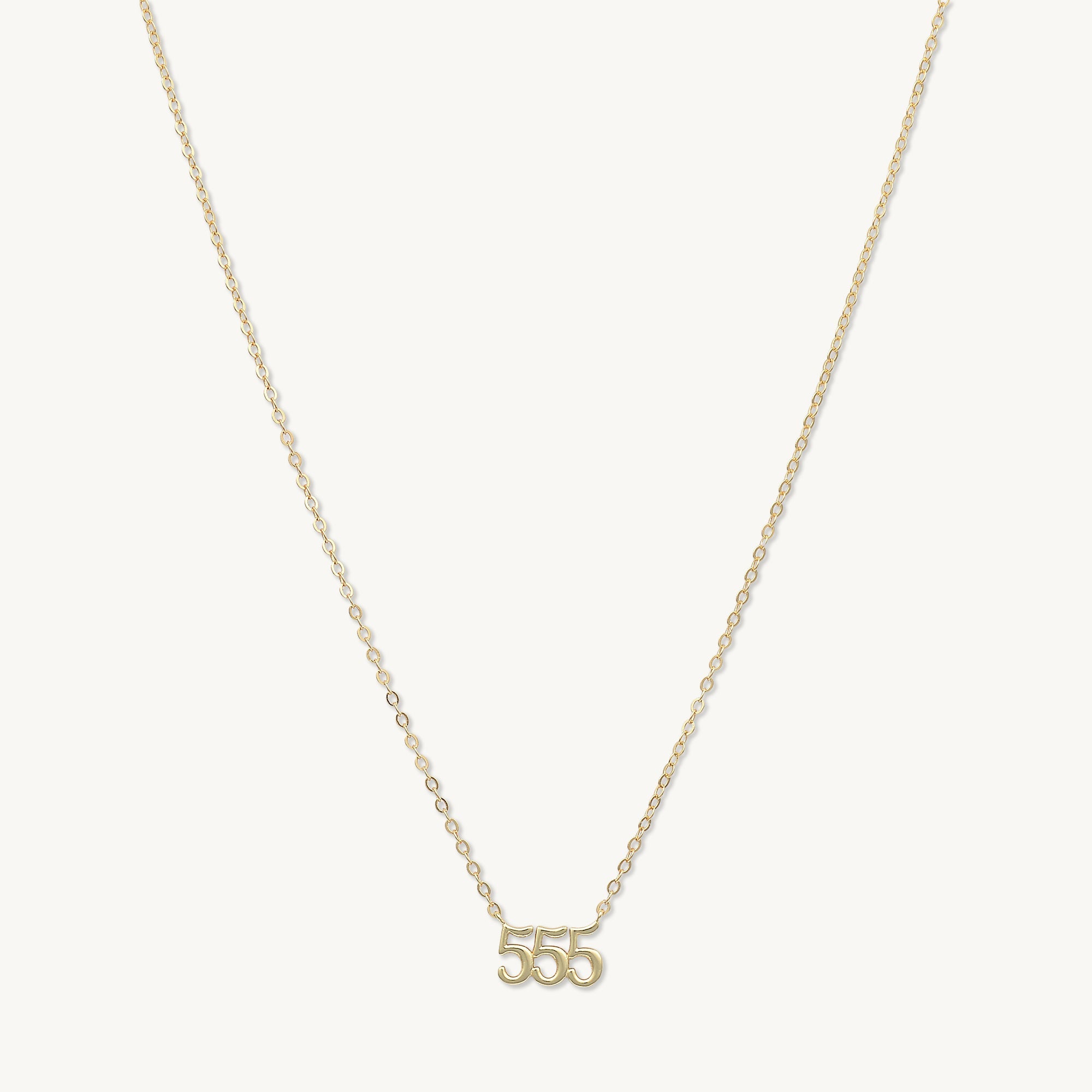 555 Angel Number Pendant Necklace - Camile & Stone