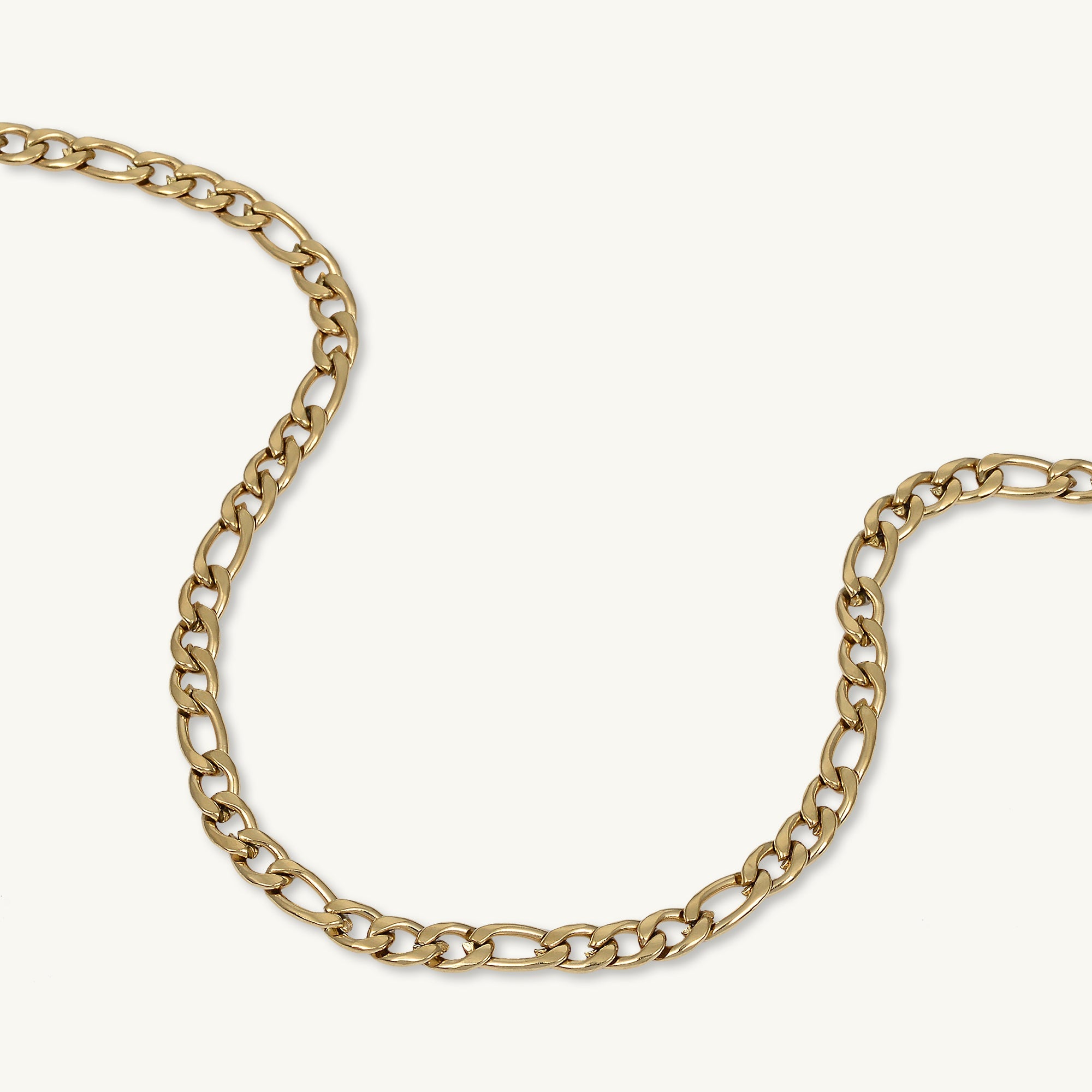 6mm Figaro Chain Necklace - Camile & Stone