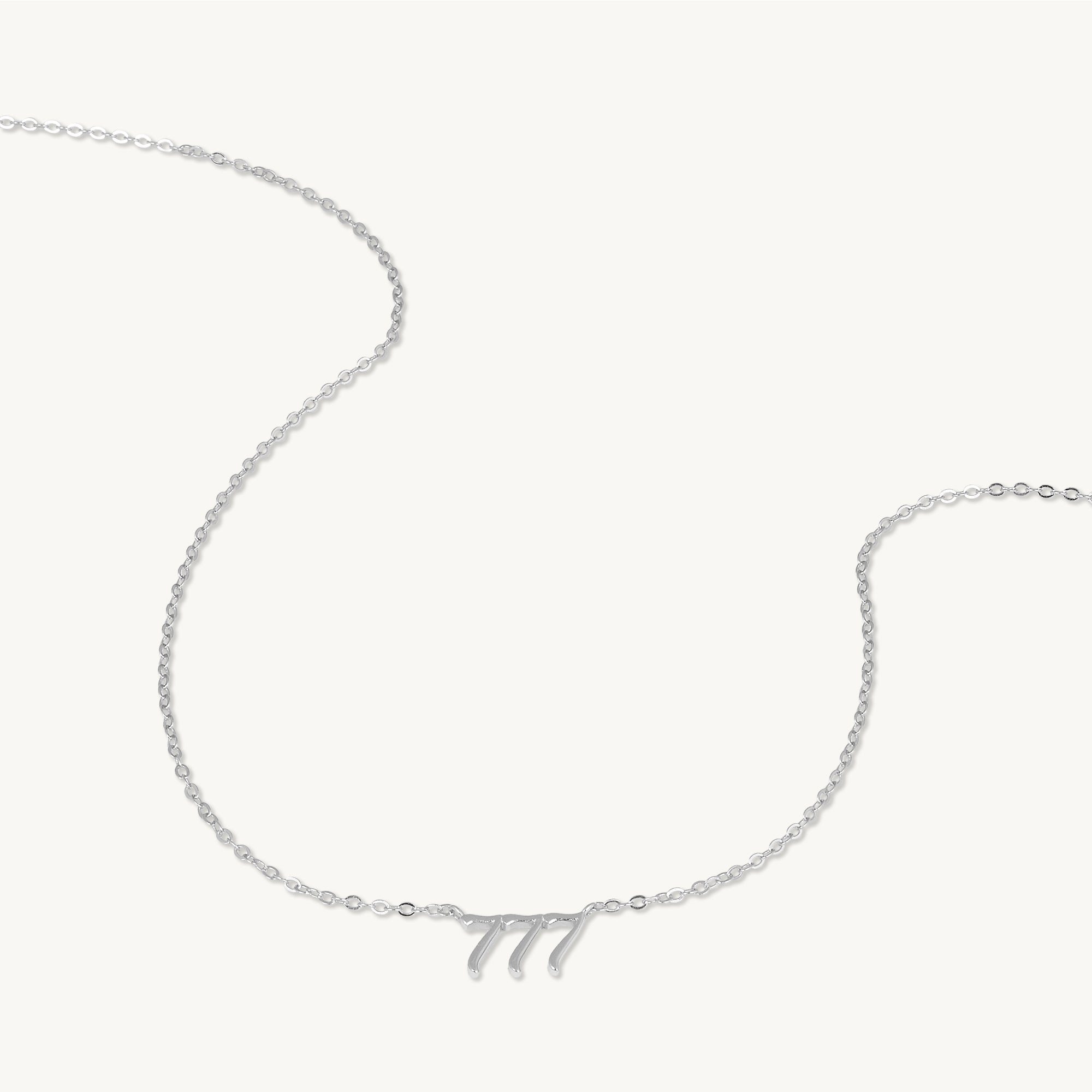 777 Angel Number Pendant Necklace - Camile & Stone