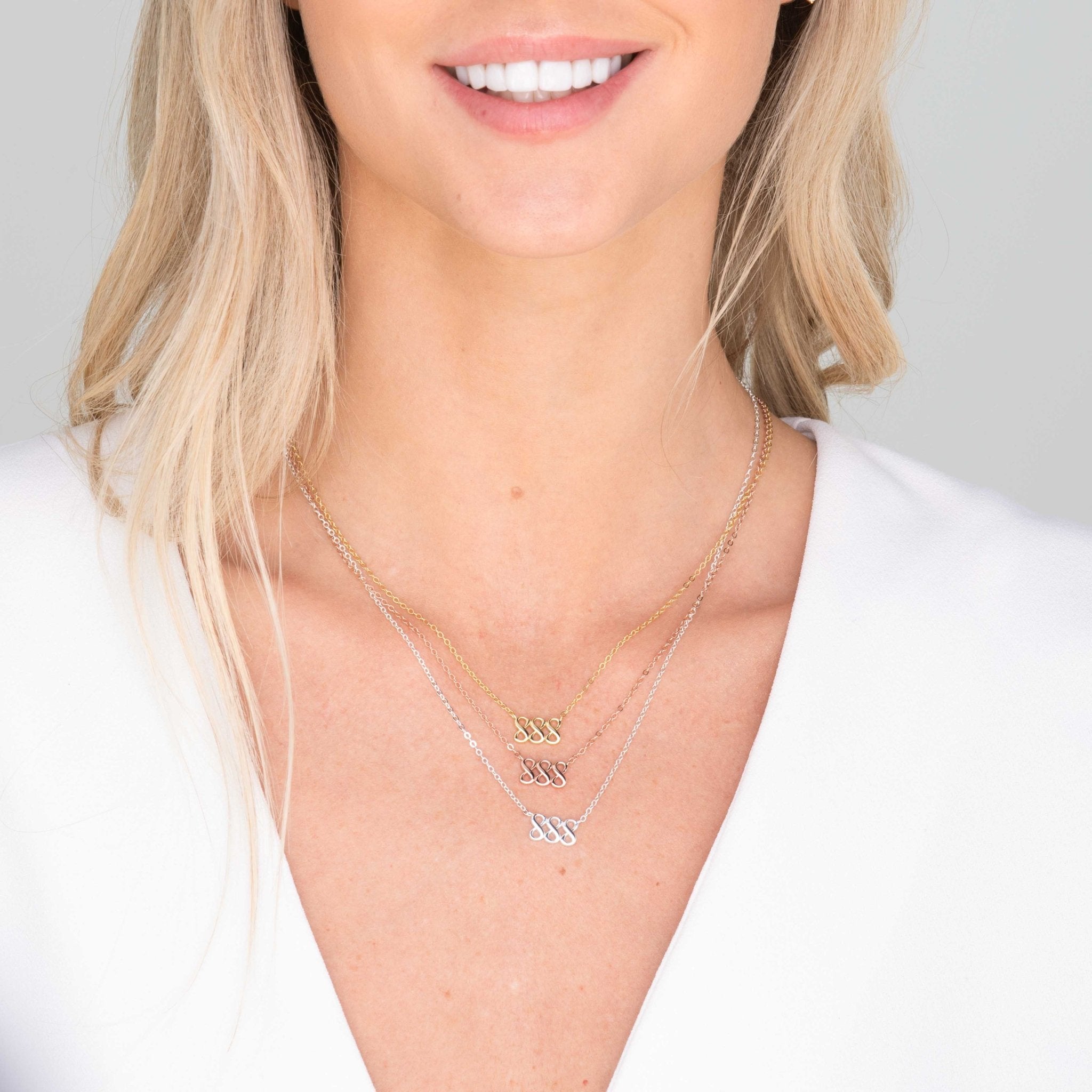 888 Angel Number Pendant Necklace - Camile & Stone