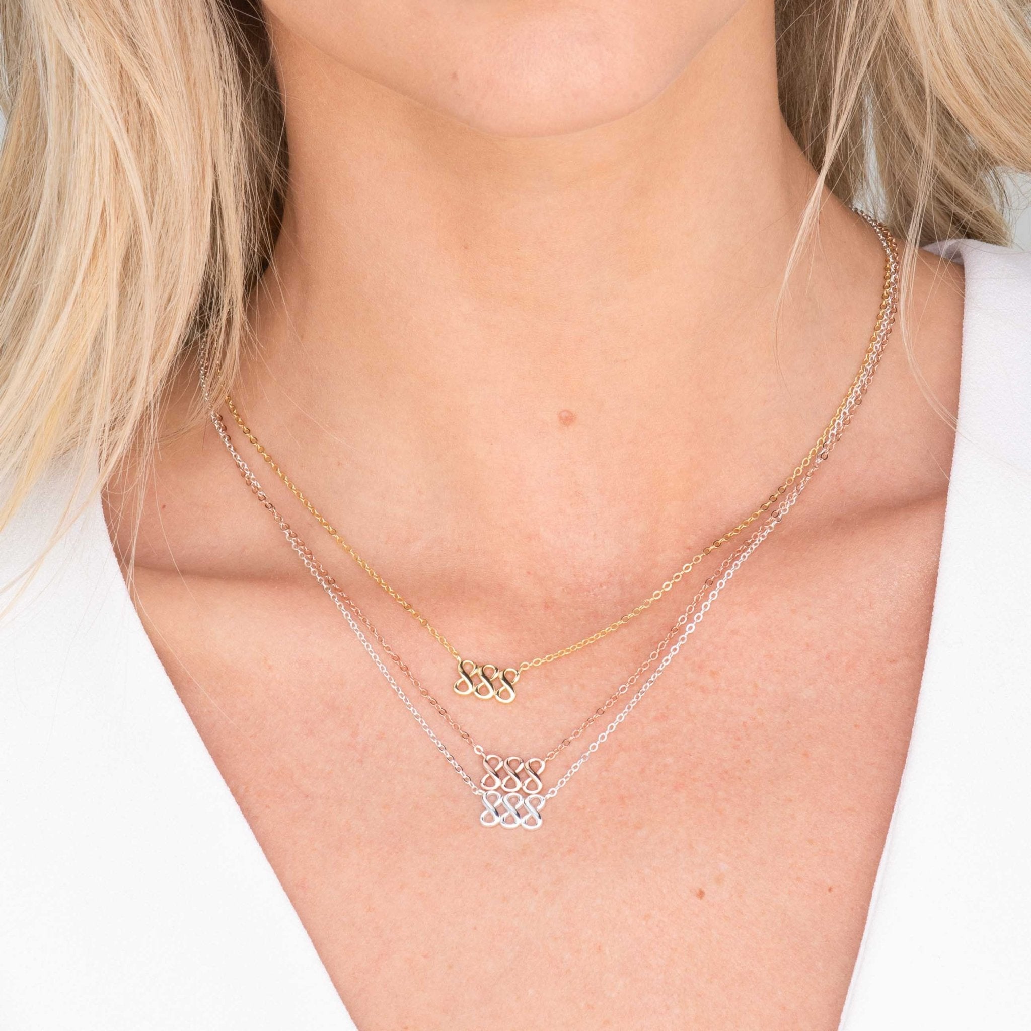 888 Angel Number Pendant Necklace - Camile & Stone