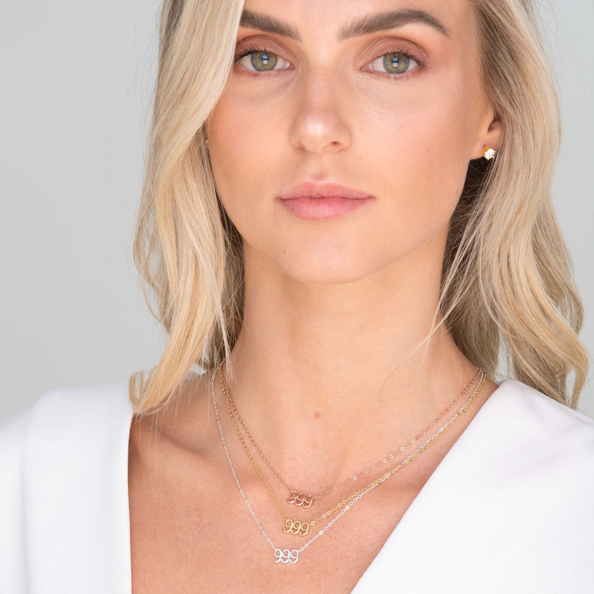 999 Angel Number Pendant Necklace - Camile & Stone