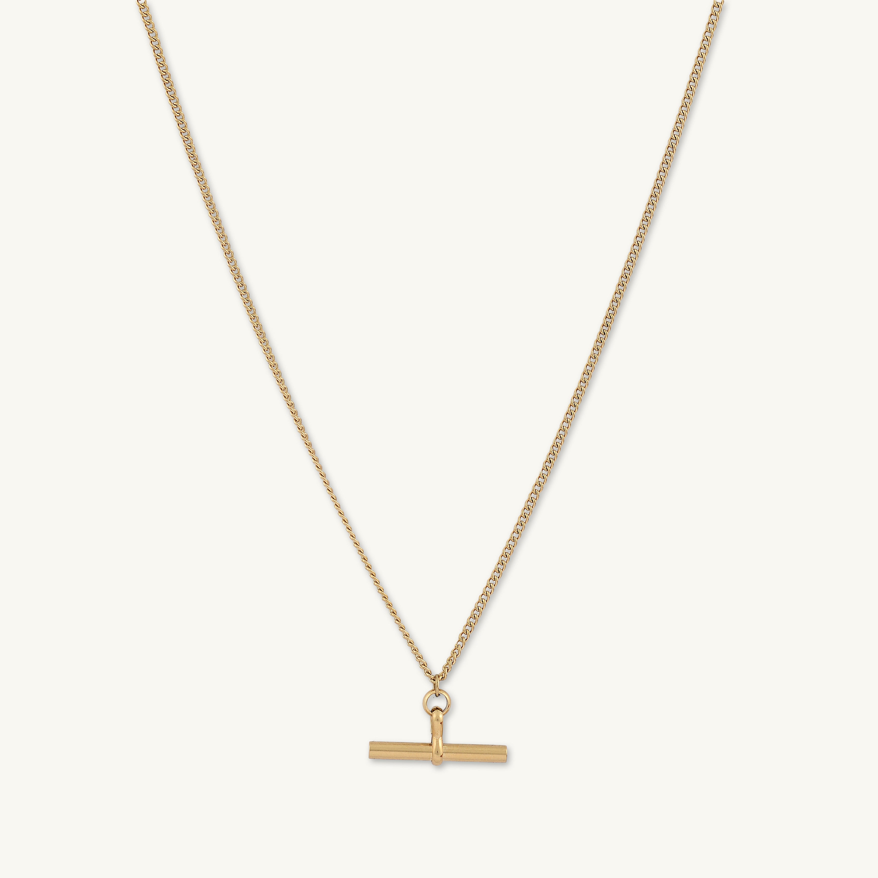 T Bar Cuban Necklace