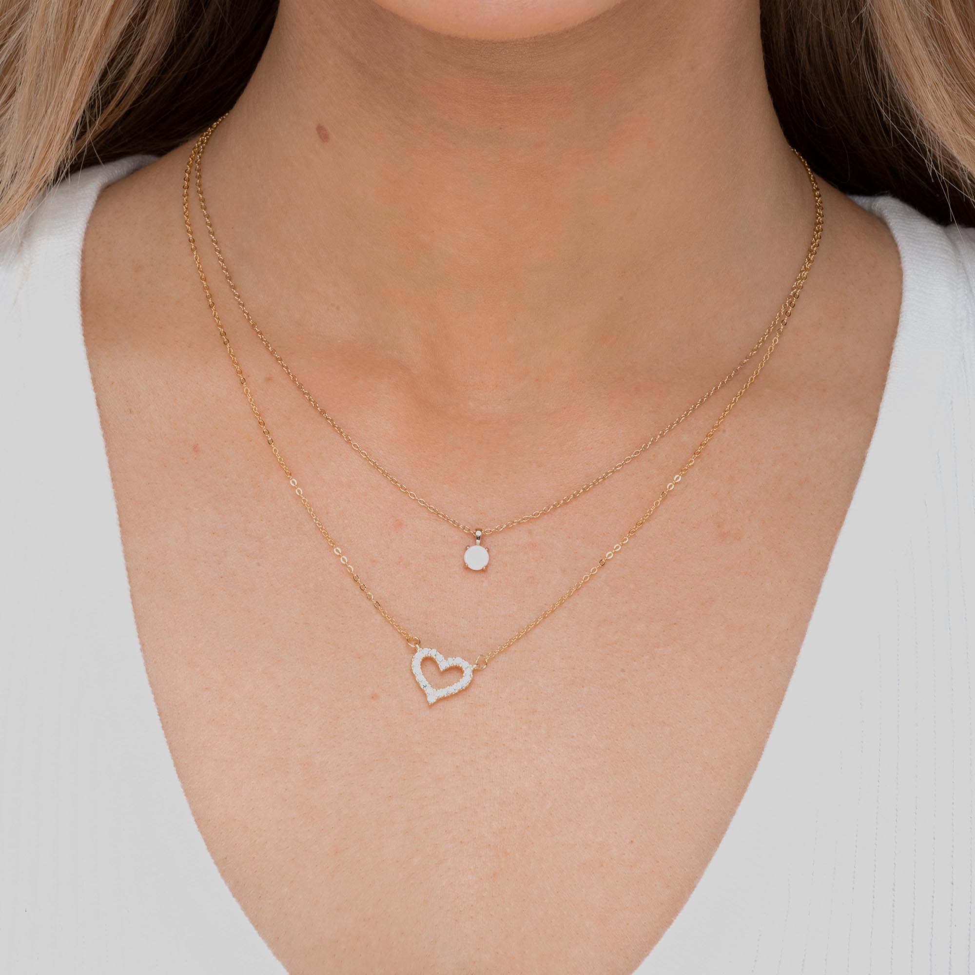 Open Heart Necklace