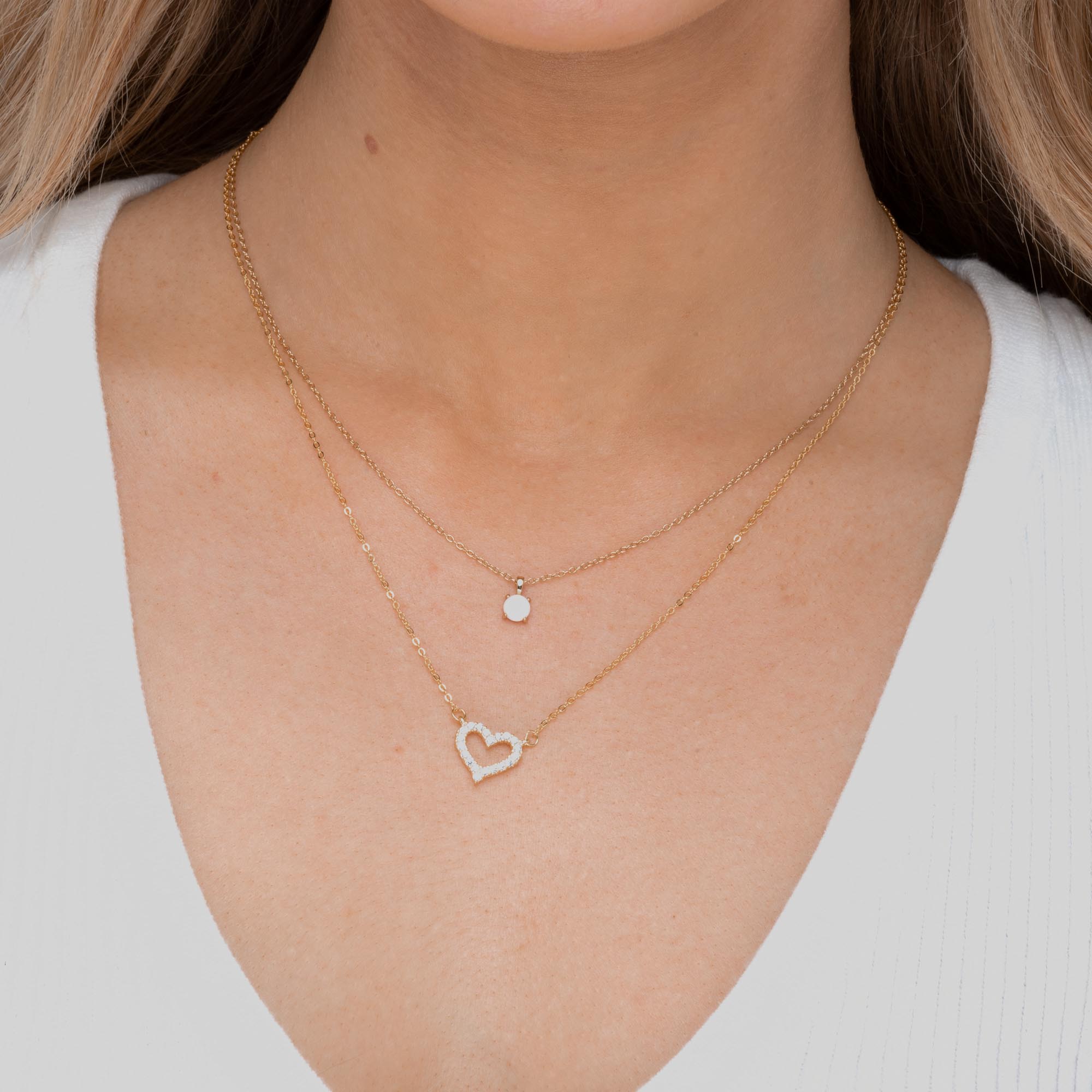 Open Heart Necklace