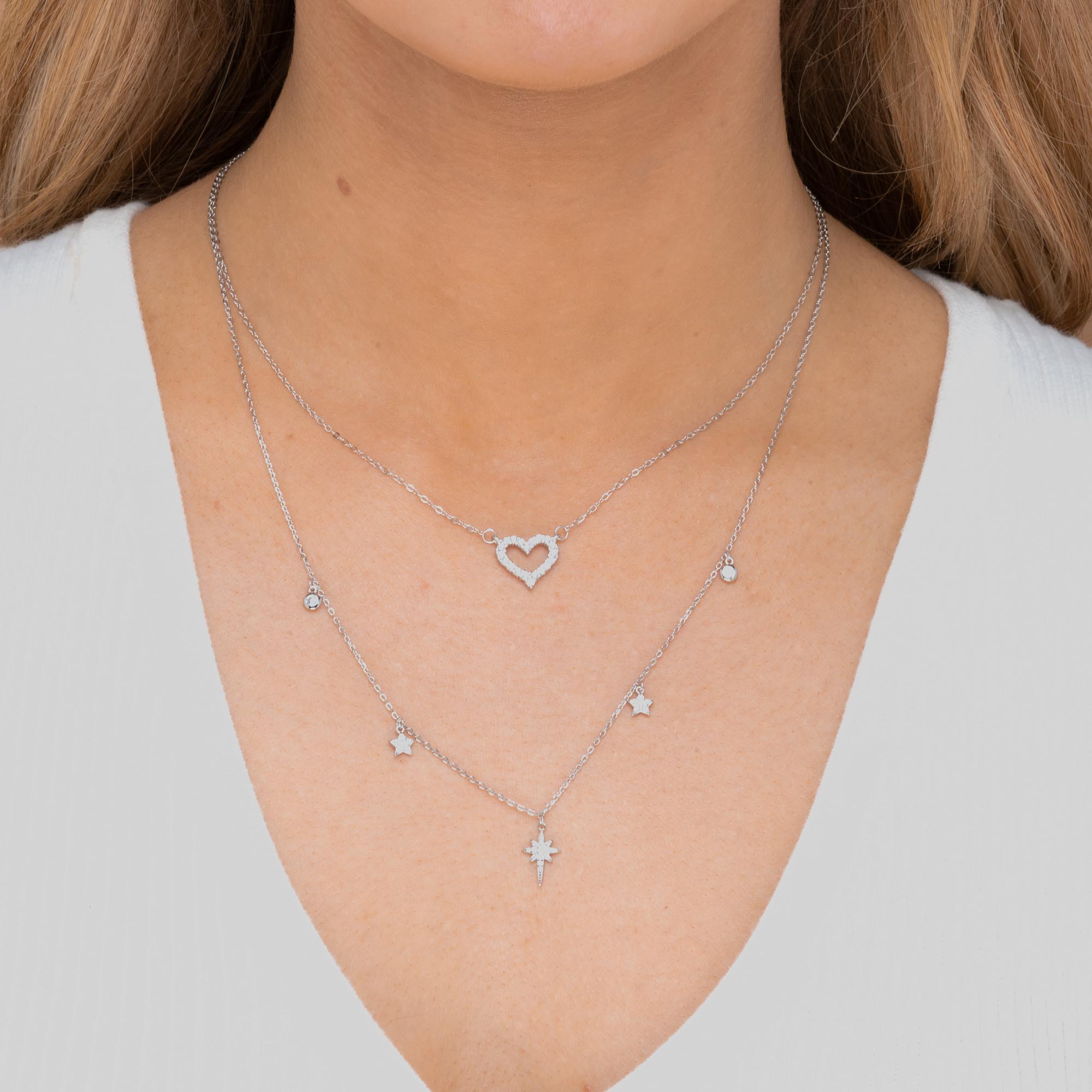 Open Heart Necklace