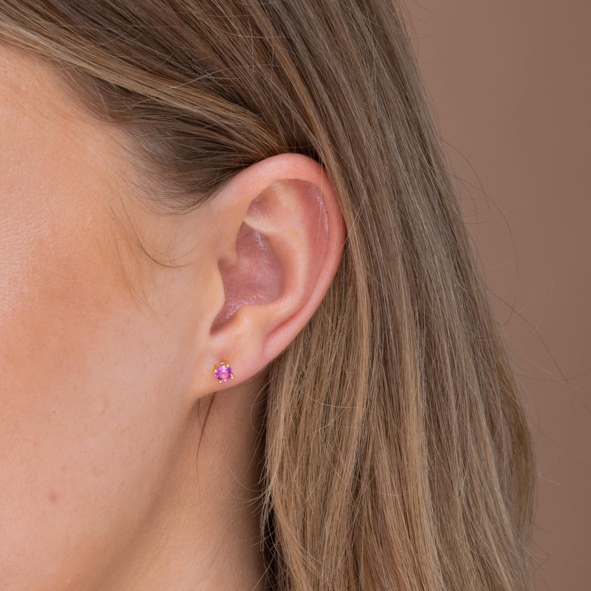 Classic Birthstone Earrings July