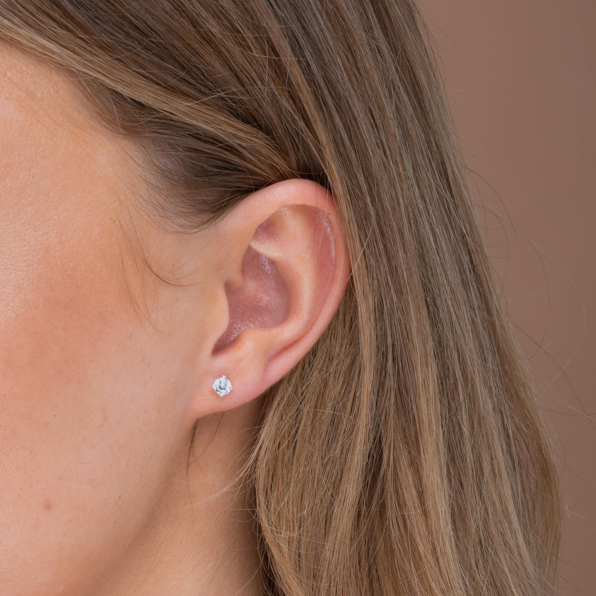 Classic Birthstone Earrings April