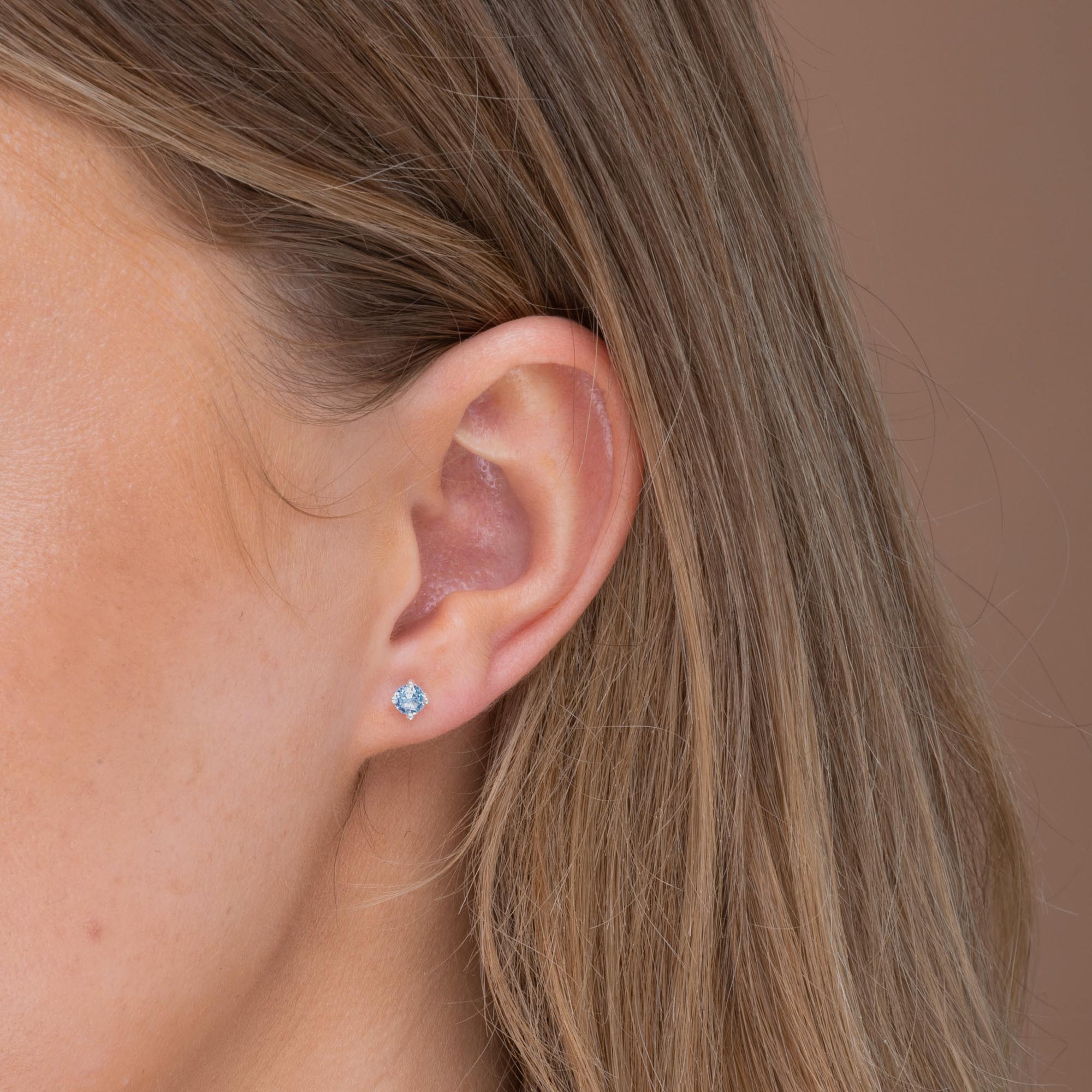 Classic Birthstone Earrings March