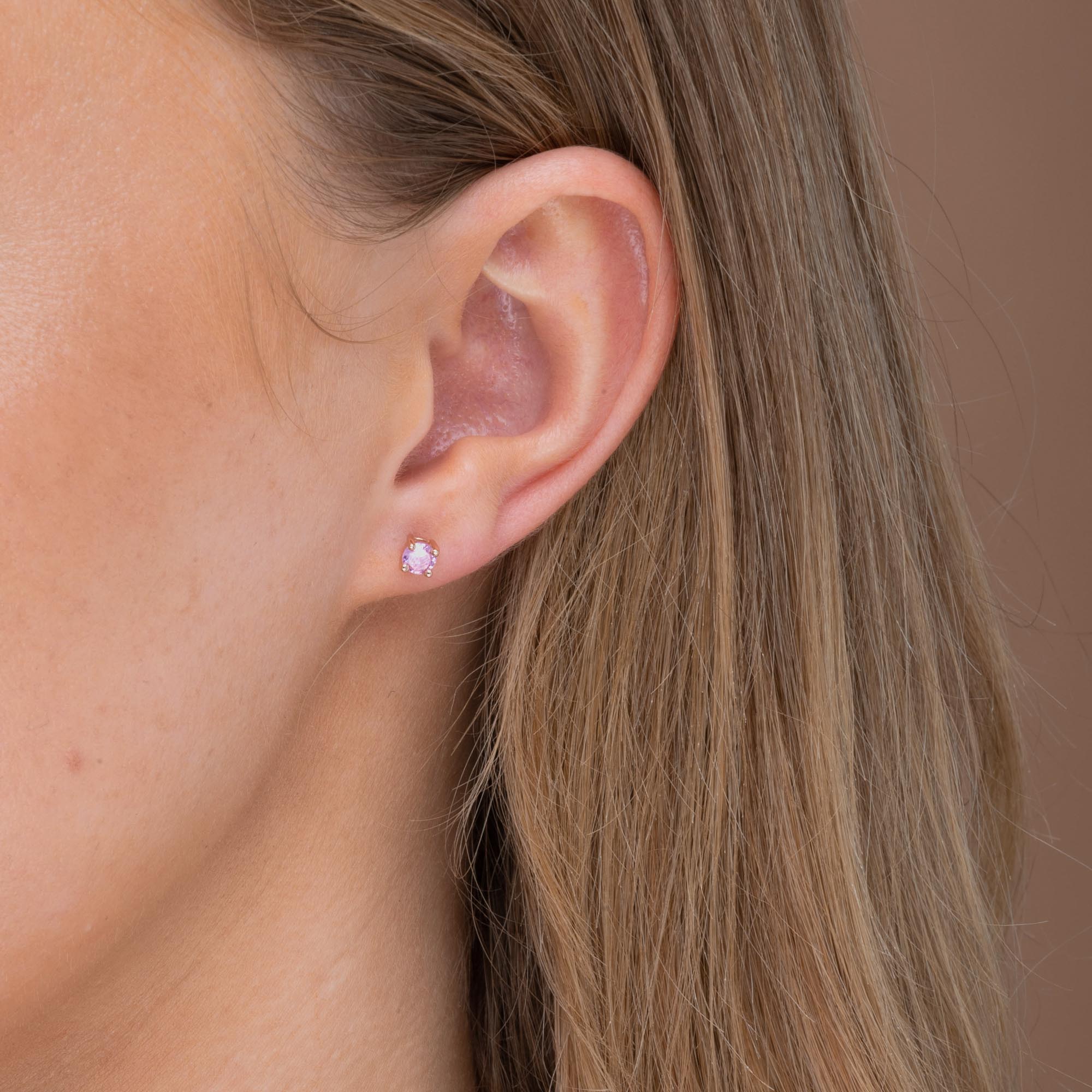 Classic Birthstone Earrings October