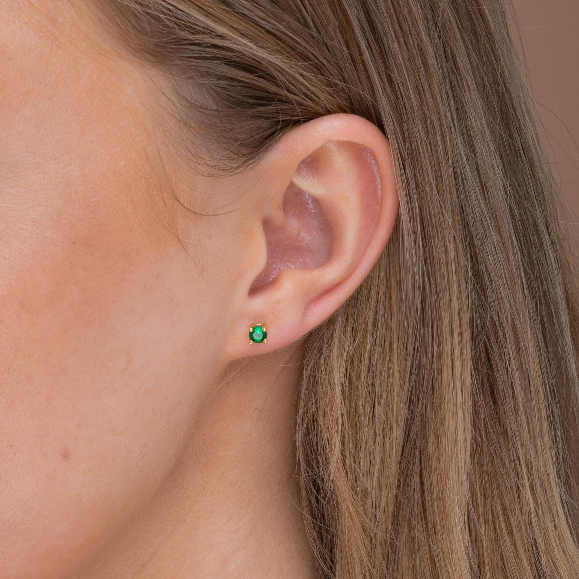 Classic Birthstone Earrings May