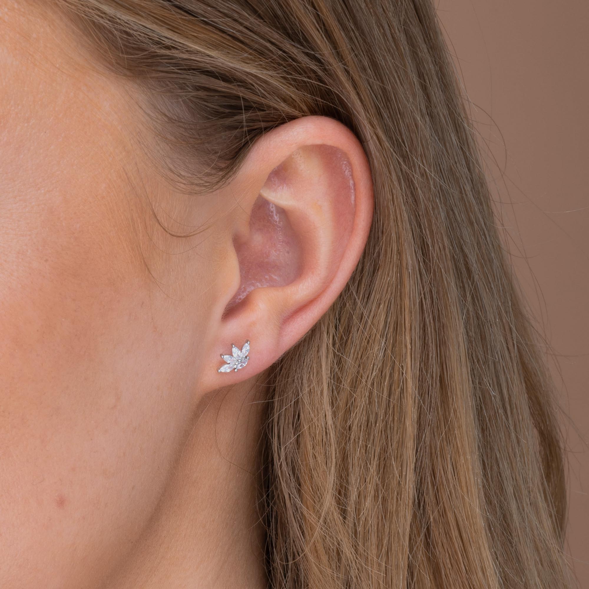 Eternal Lotus Stud Earrings