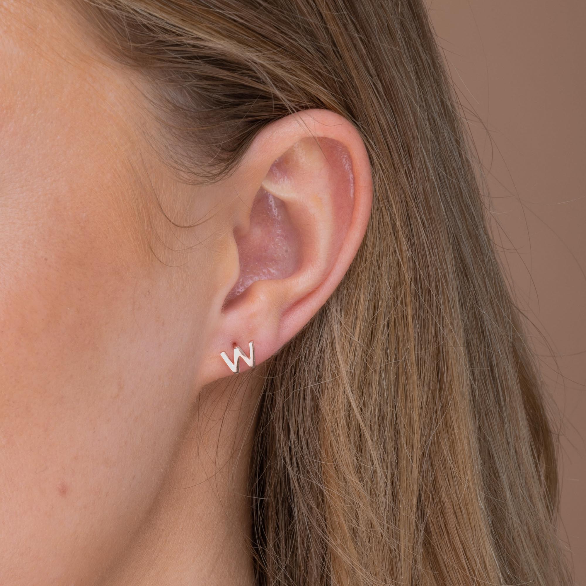 Initial Letter Earrings