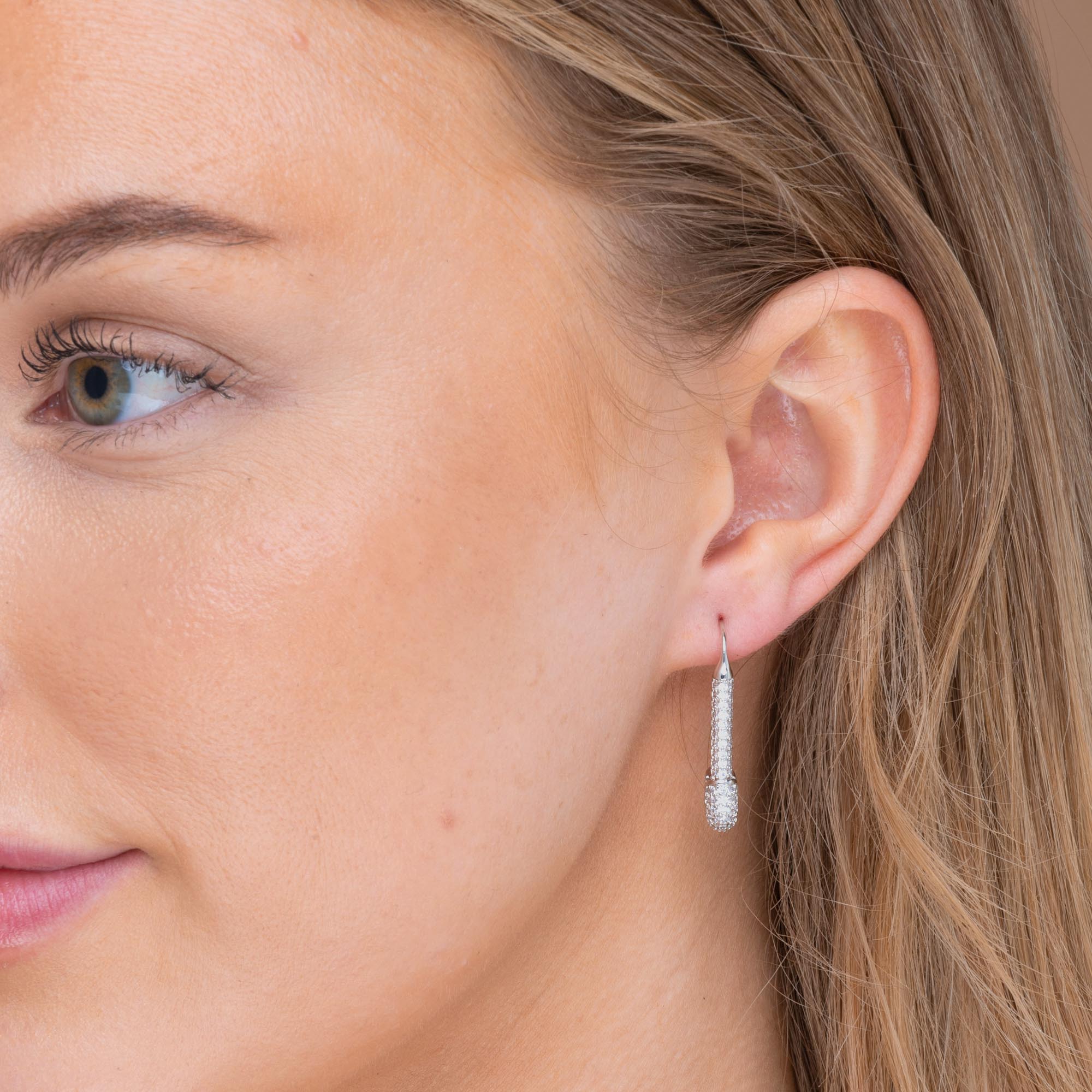 Paper Pin Clip Earrings