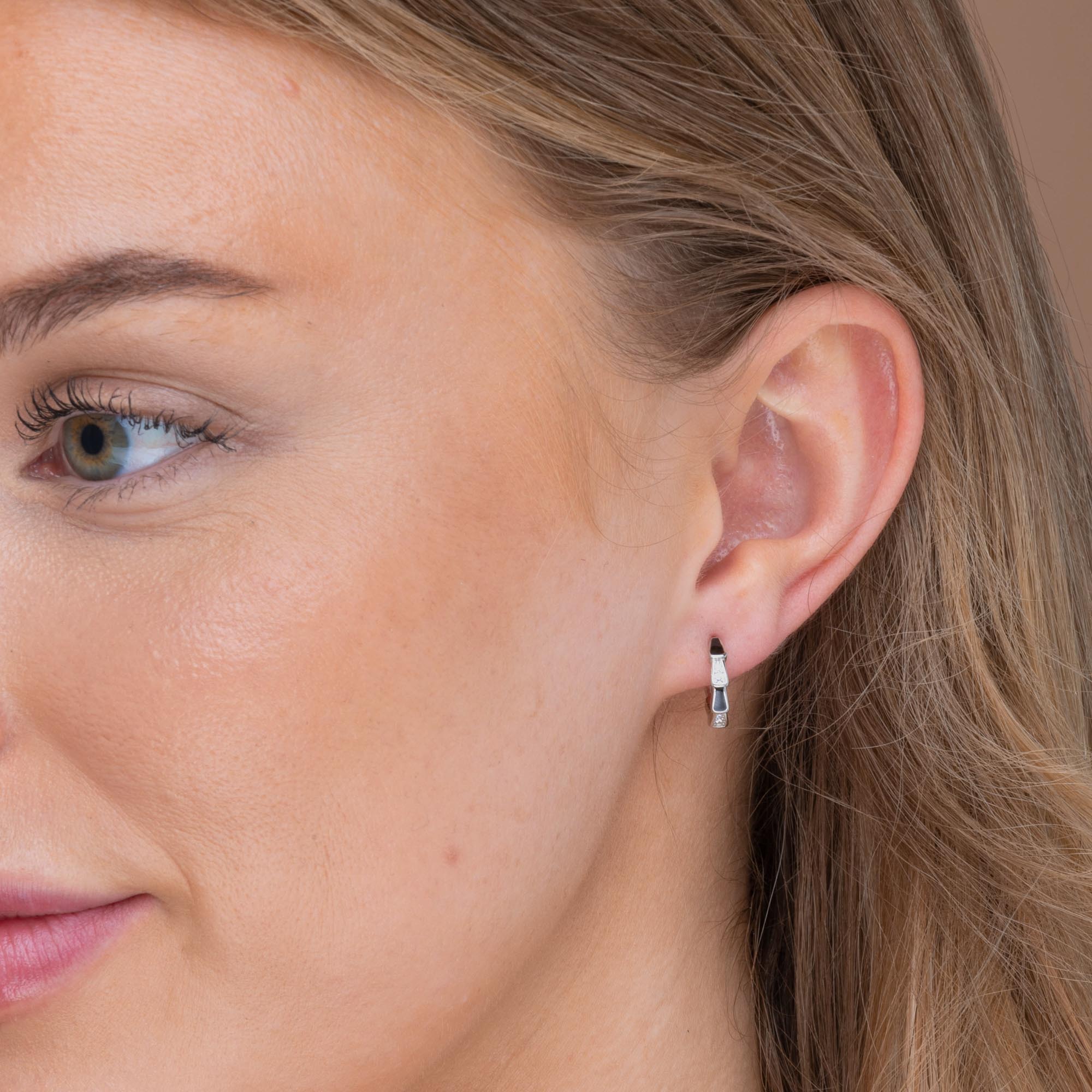 Black Onyx Spark Sapphire Hoops