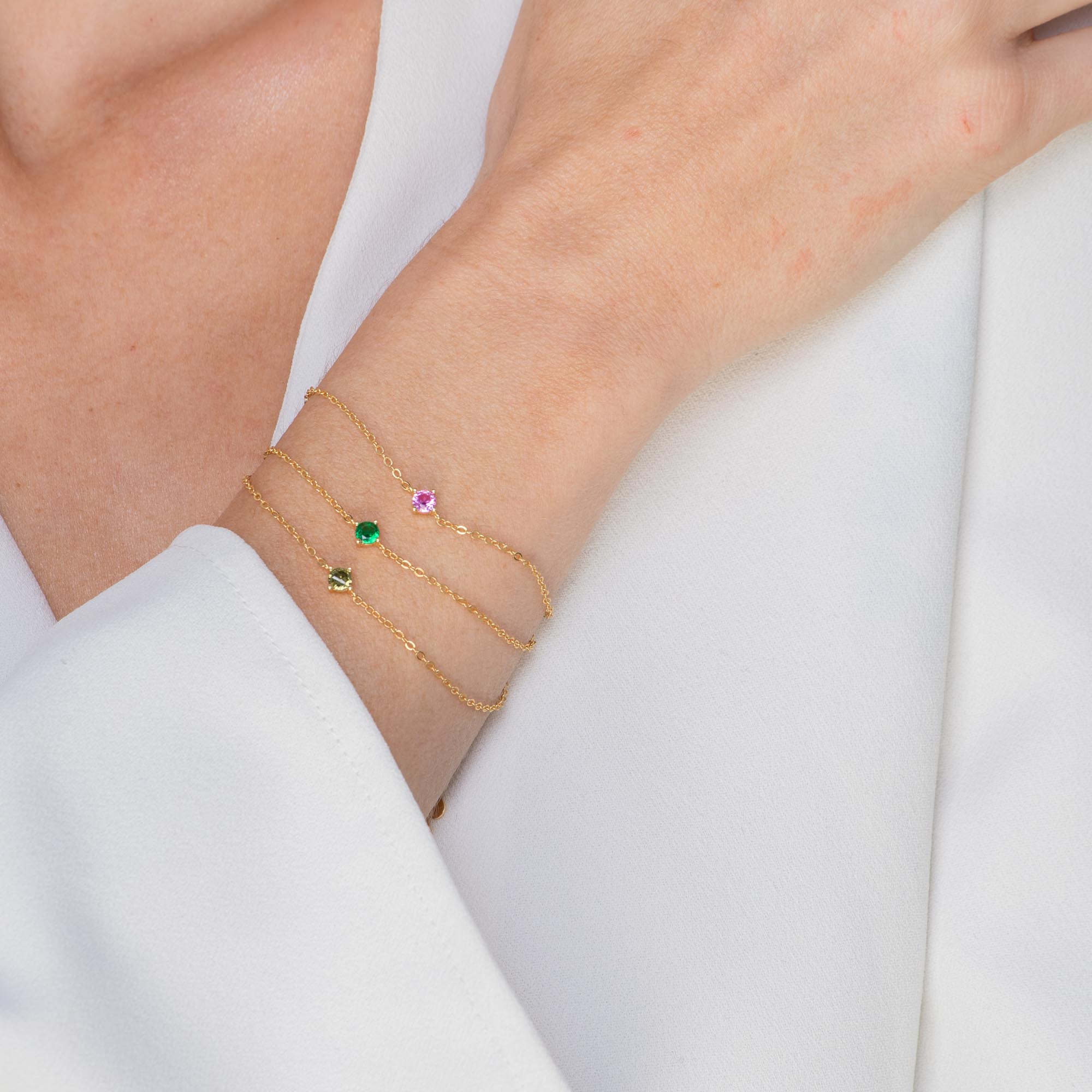 Classic Birthstone Bracelet July