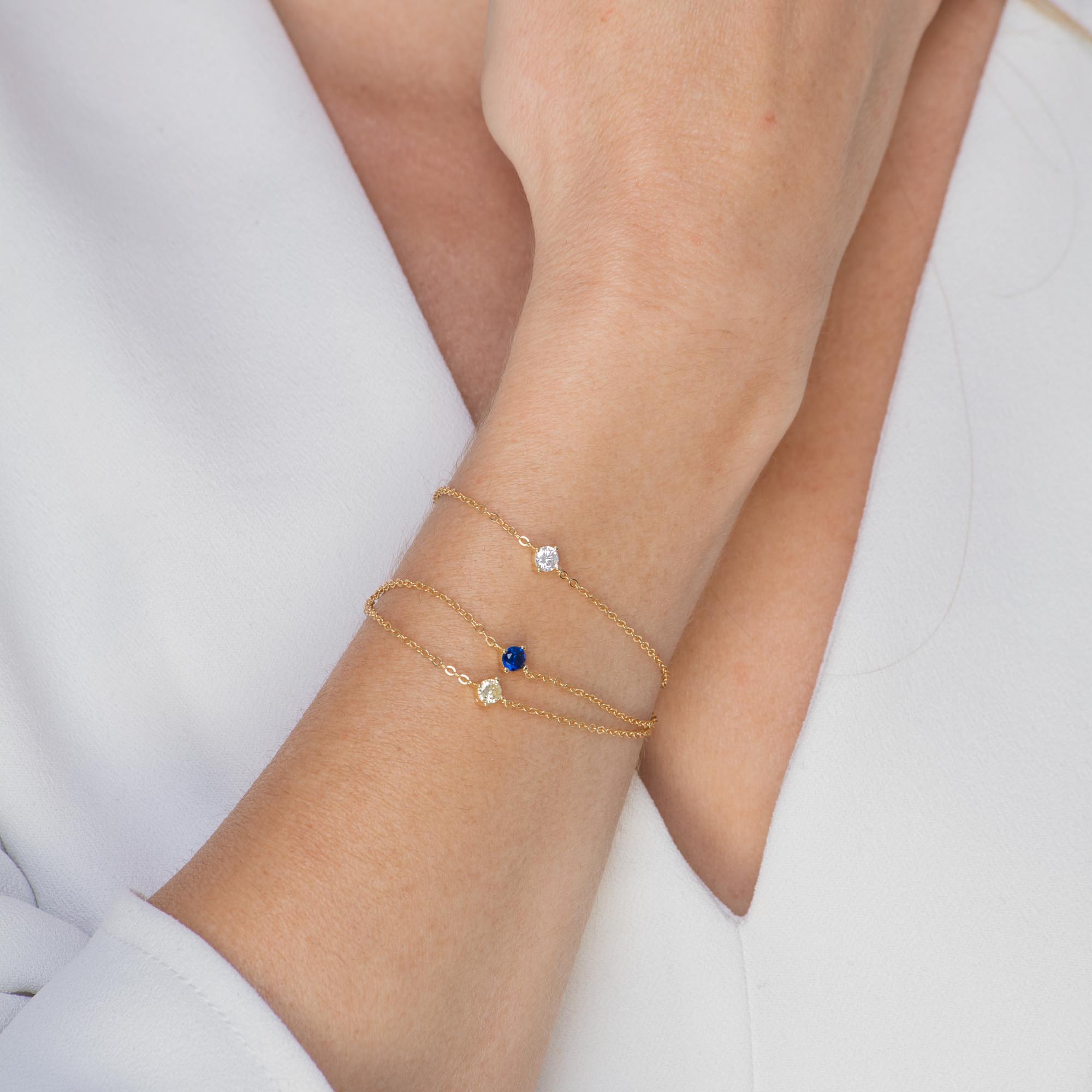 Classic Birthstone April Bracelet