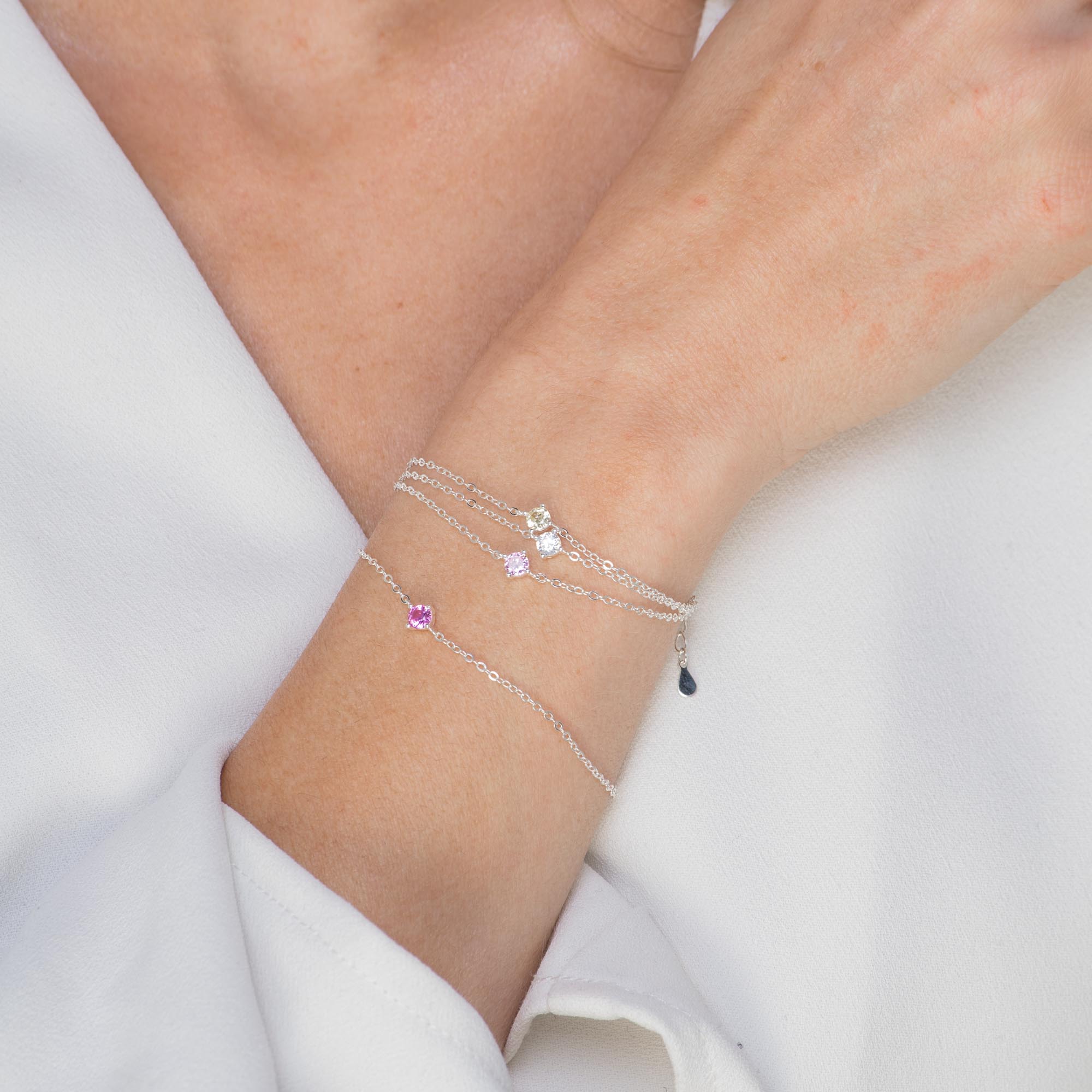 Classic Birthstone Bracelet October