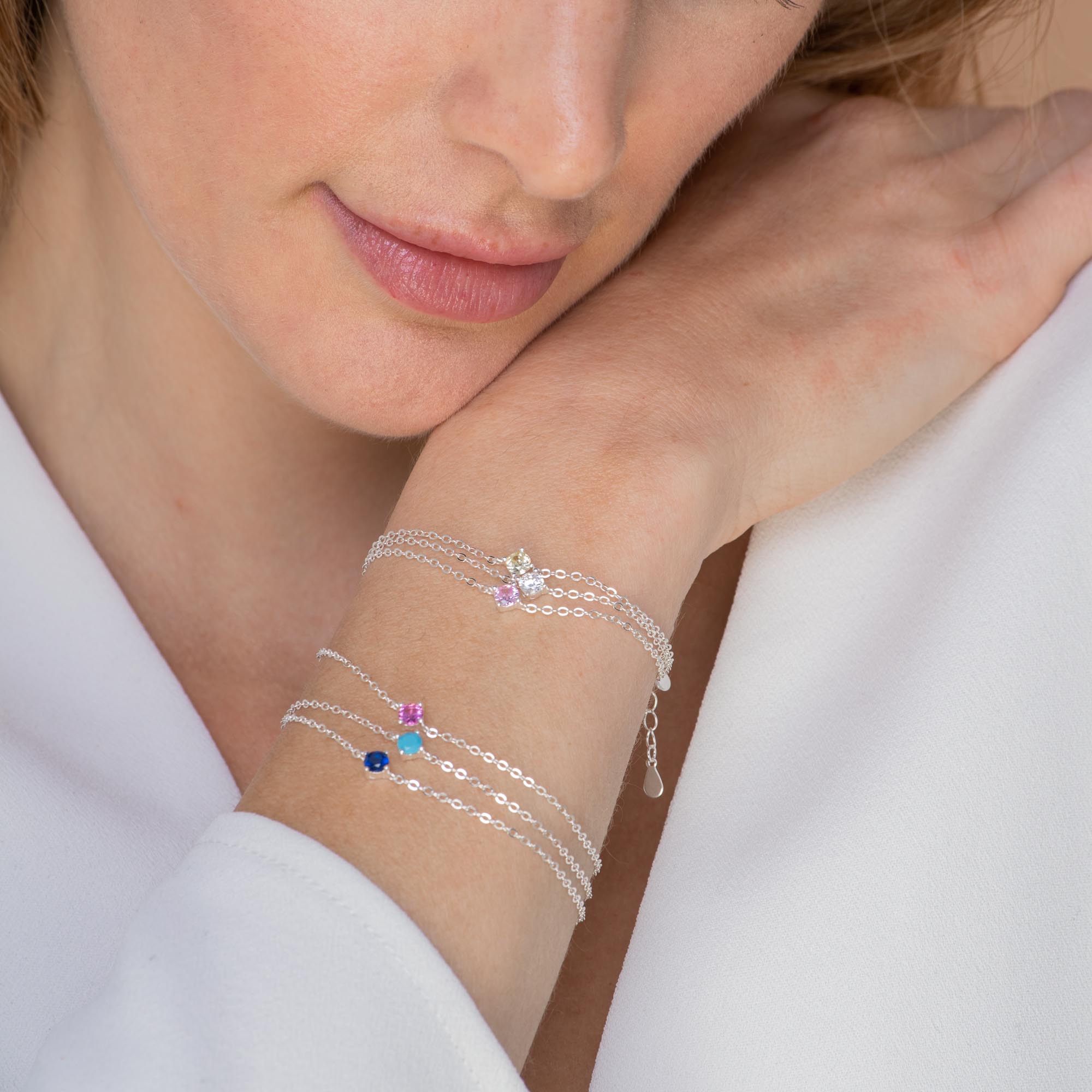 Classic Birthstone Bracelet October