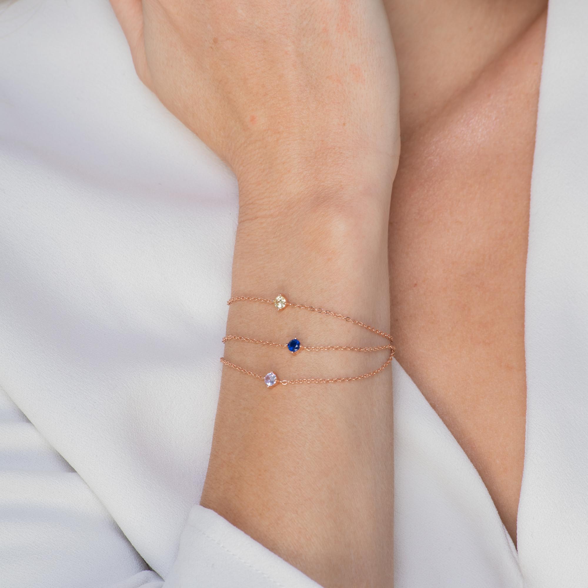 Classic Birthstone Bracelet September
