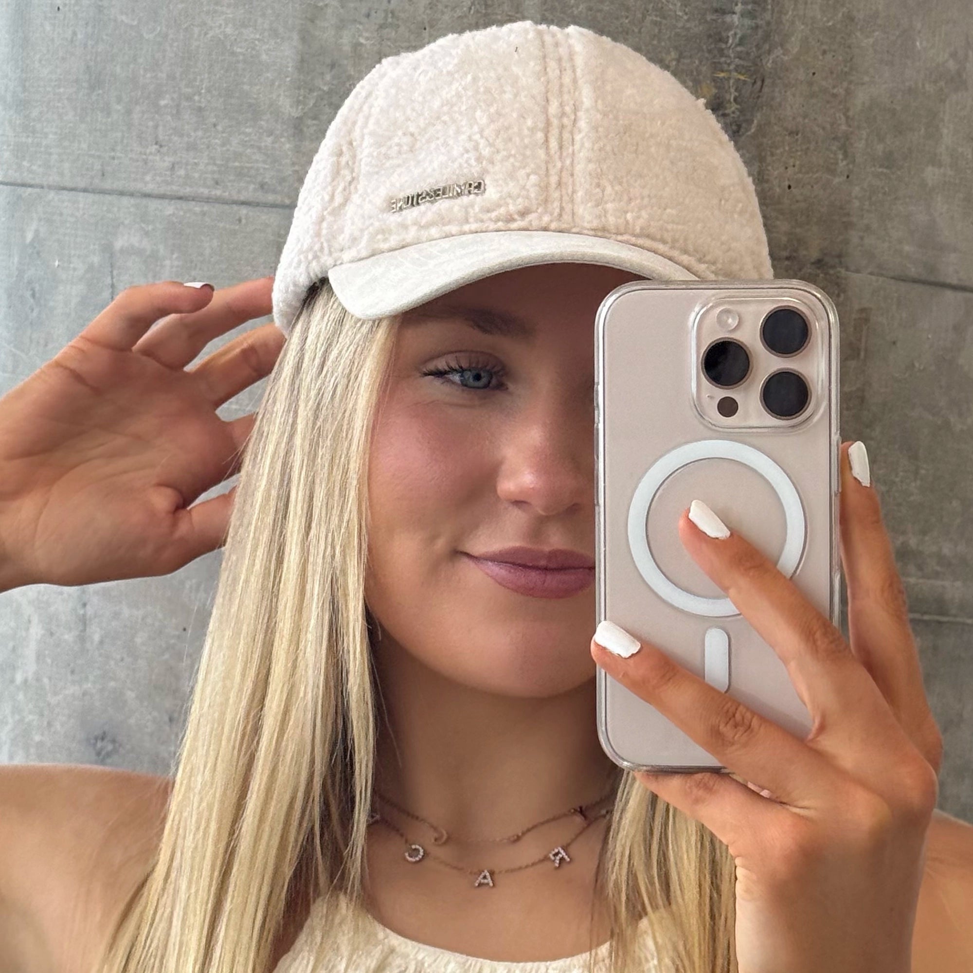 Beige Cloud Cap