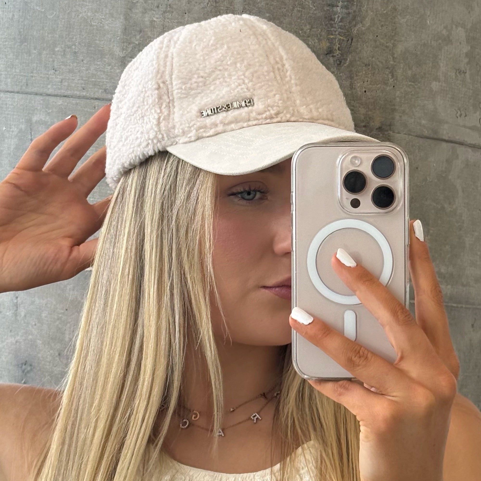 Beige Cloud Cap