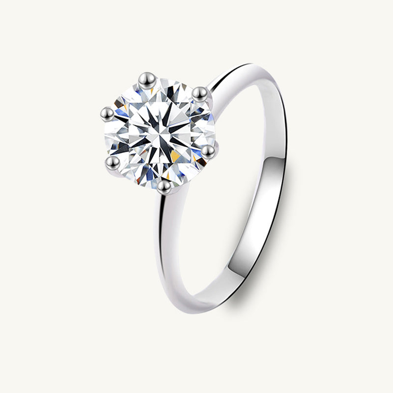 1 ct The Devotion Moissanite Diamond Ring