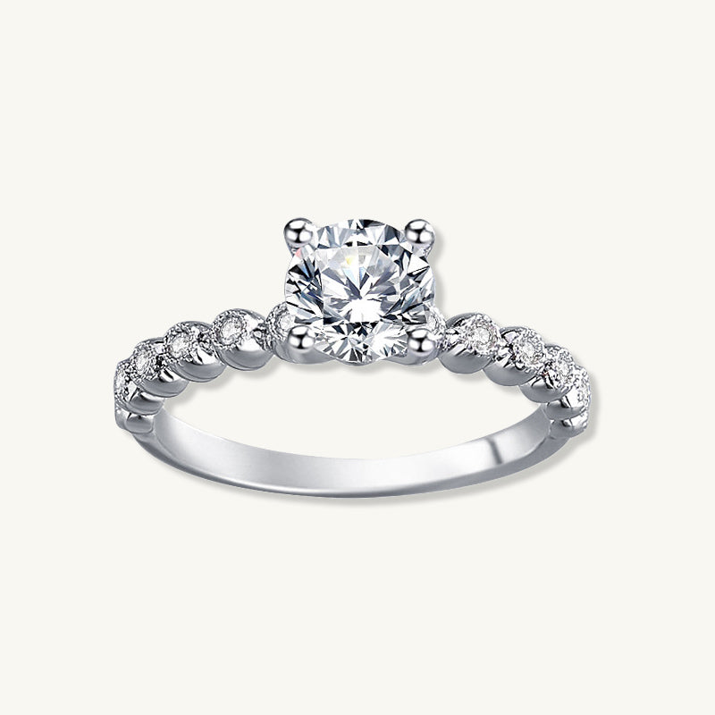 1 ct The Isabella Moissanite Diamond Engagement Ring