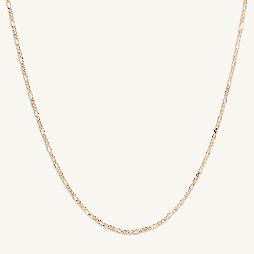 Slim Figaro Chain Necklace