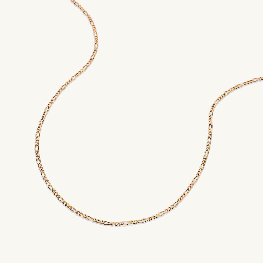Slim Figaro Chain Necklace