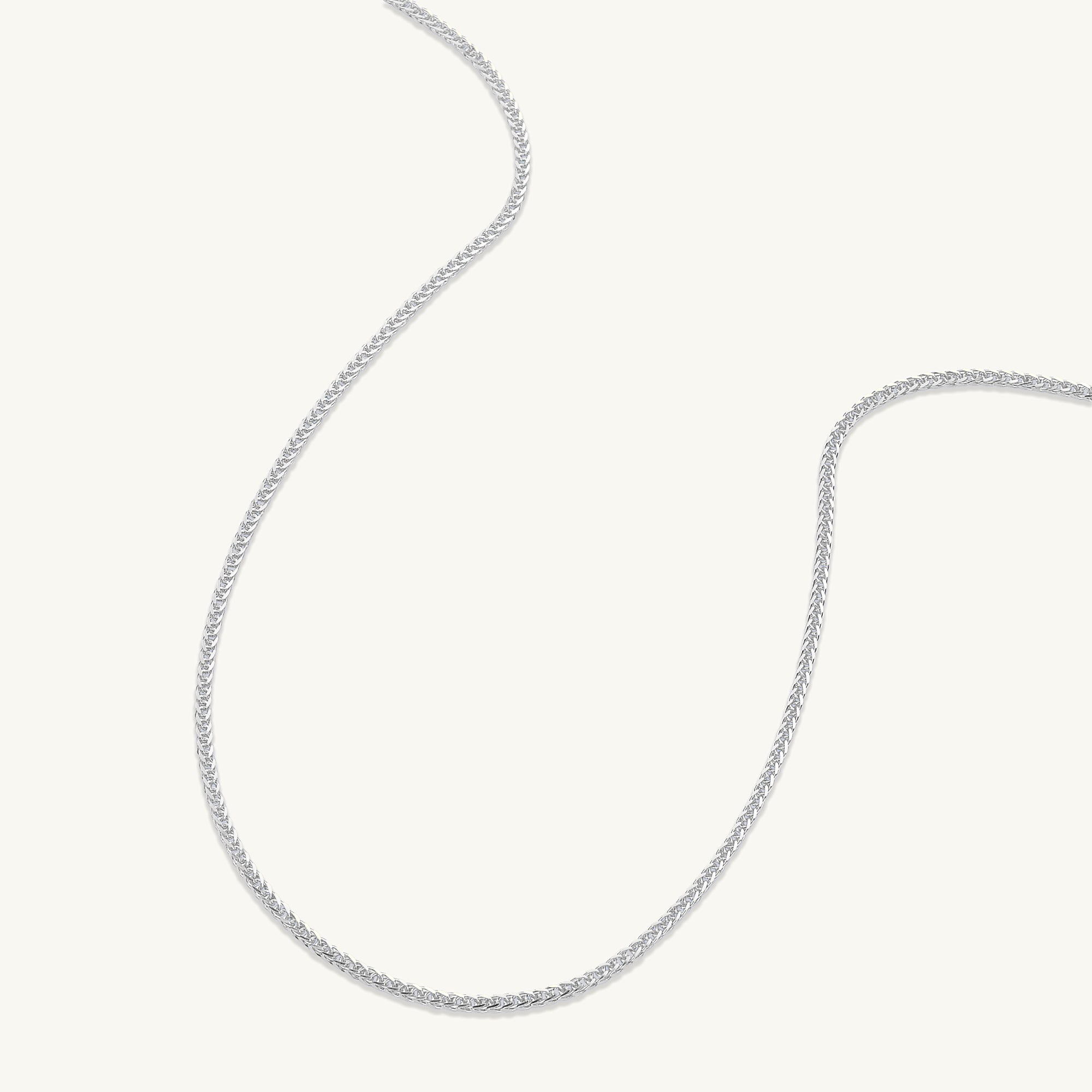 Thin Cable Chain Rope Necklace