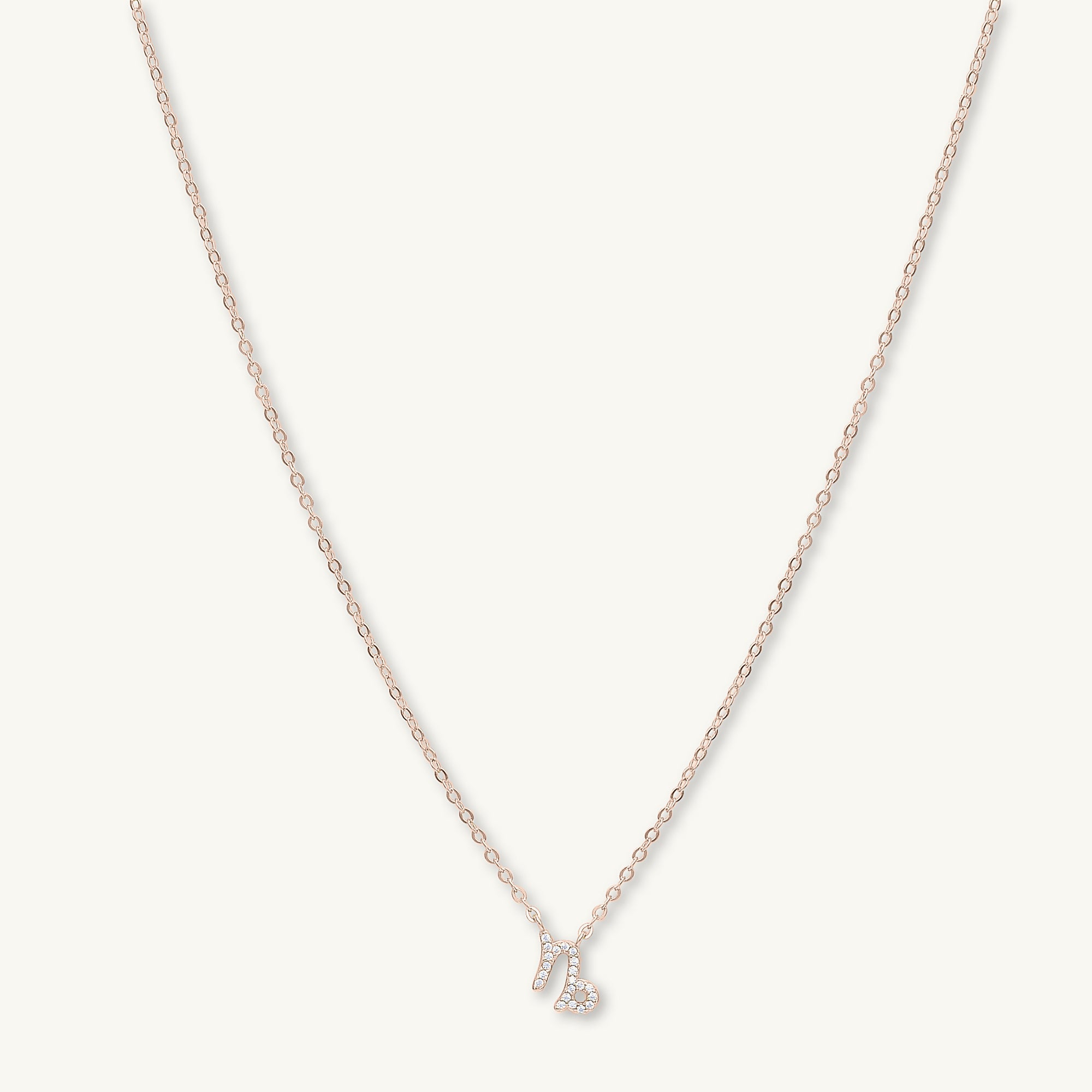 Capricorn Sapphire Charm Zodiac Star Sign Necklace